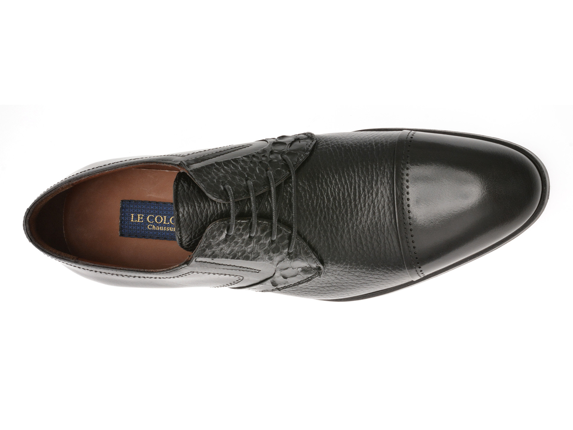 Pantofi eleganti LE COLONEL negri, 32724, din piele naturala