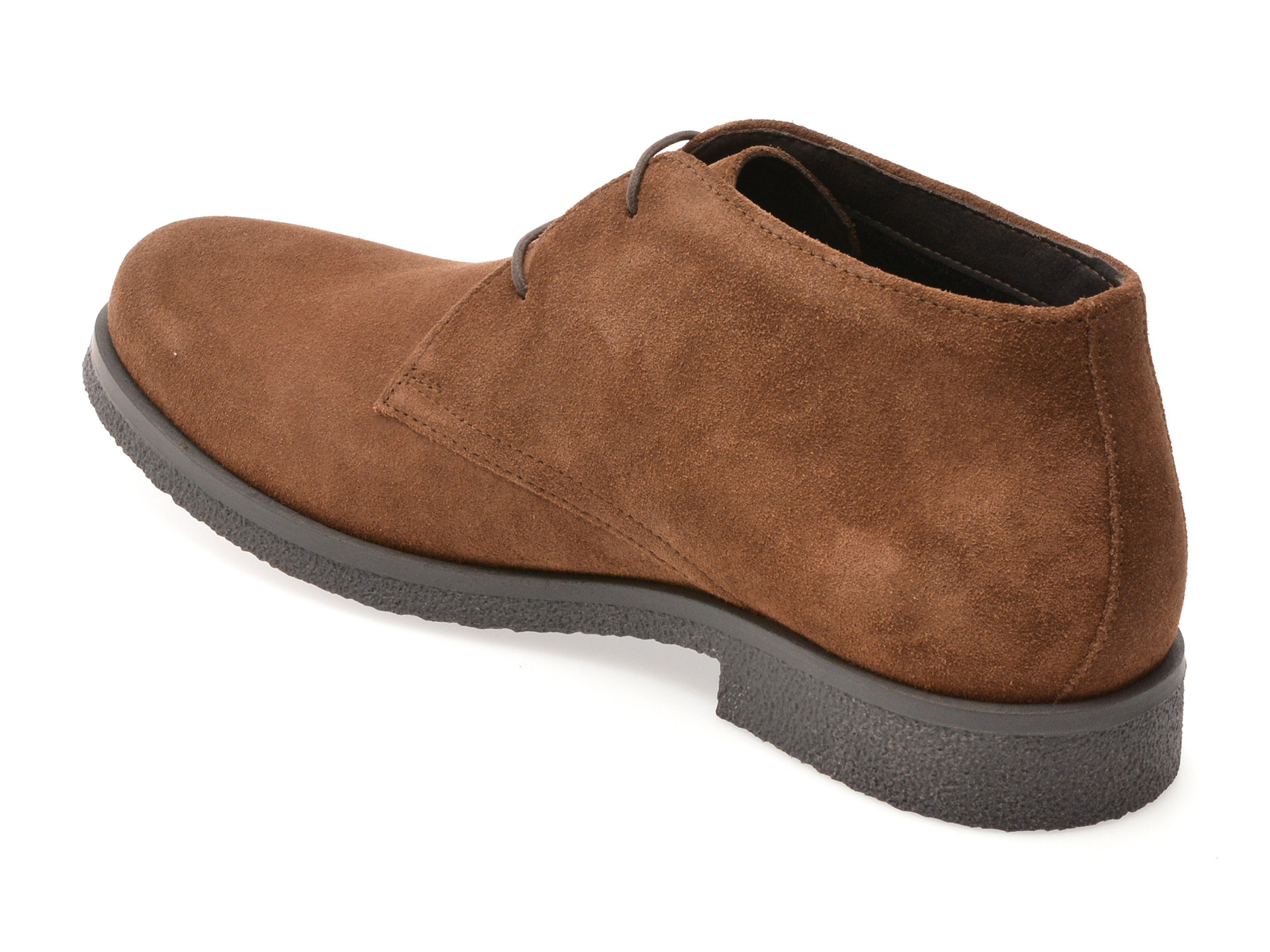 Ghete GEOX maro, U0458A, din piele intoarsa