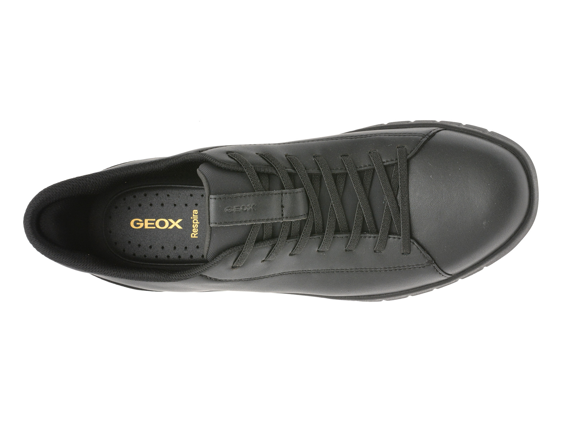 Pantofi sport GEOX negri, U56MAA, din piele ecologica