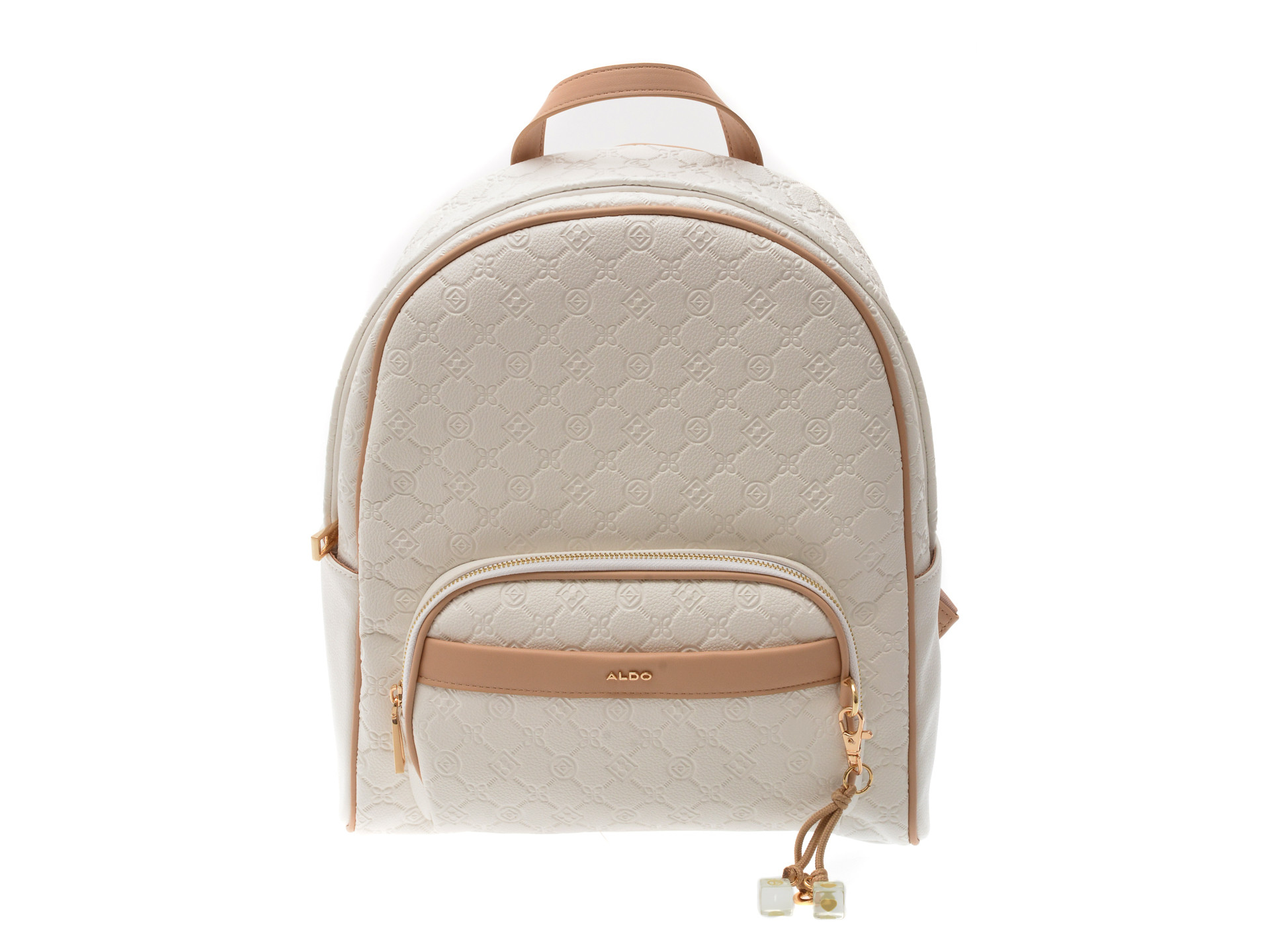 Rucsac ALDO alb, ENABELDAR 115, din piele ecologica