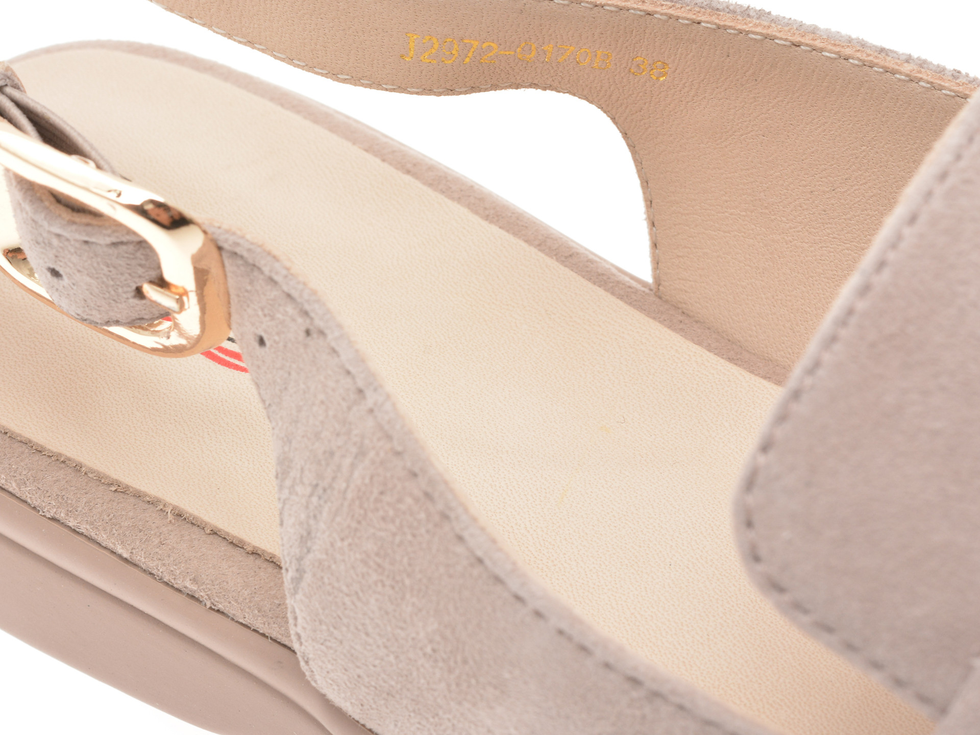 Pantofi IMAGE gri, 2972, din piele intoarsa