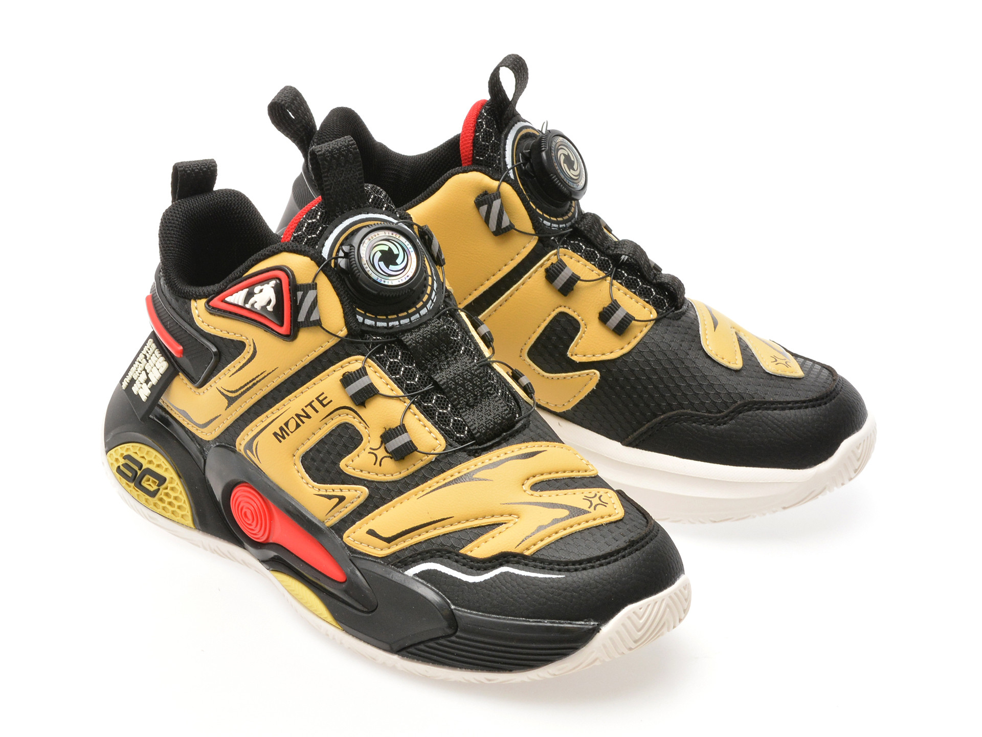 Pantofi sport SELECTION KIDS galbeni, 918, din material textil