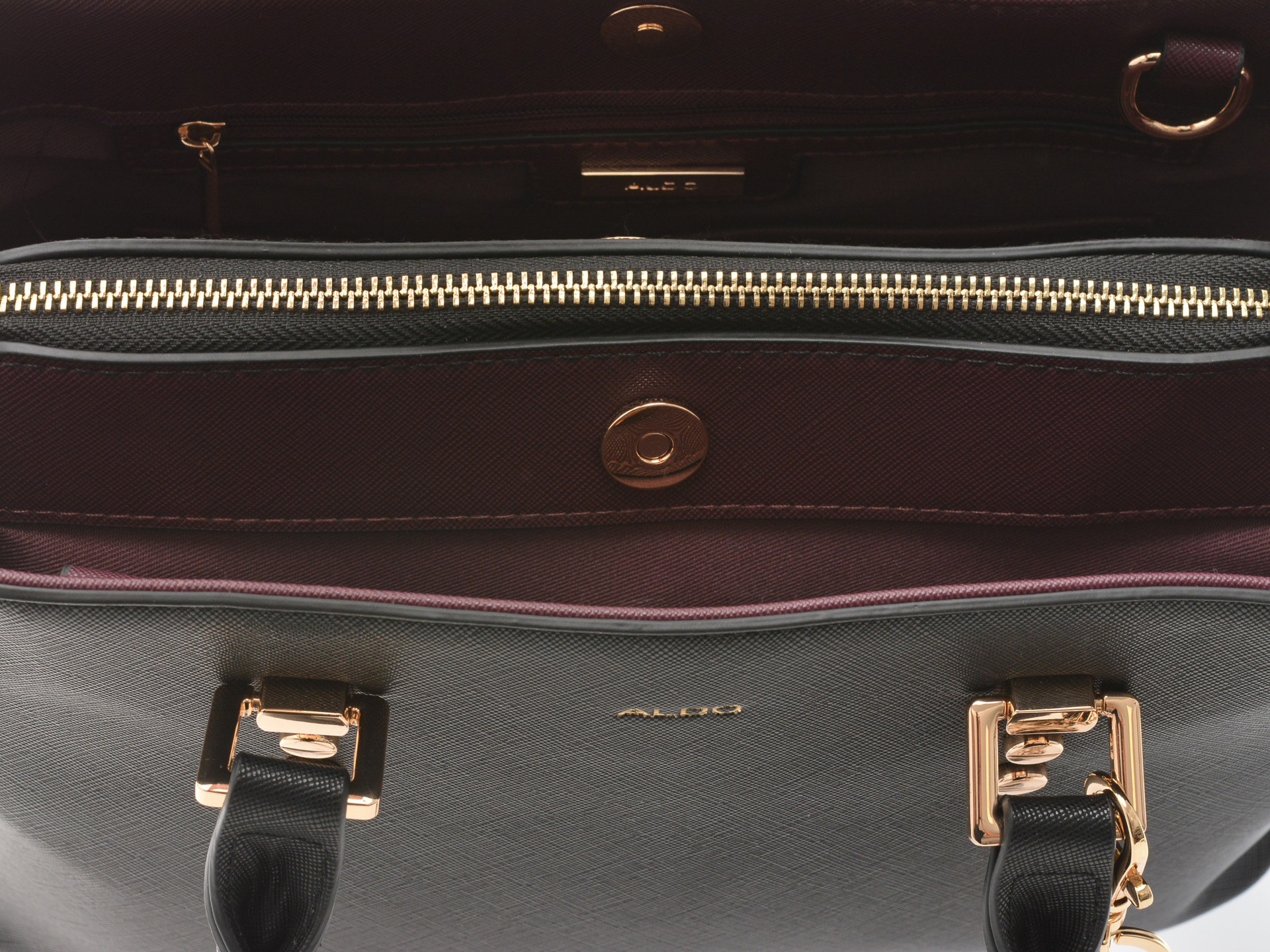 Geanta ALDO neagra, LEGOIRI 001, din piele ecologica