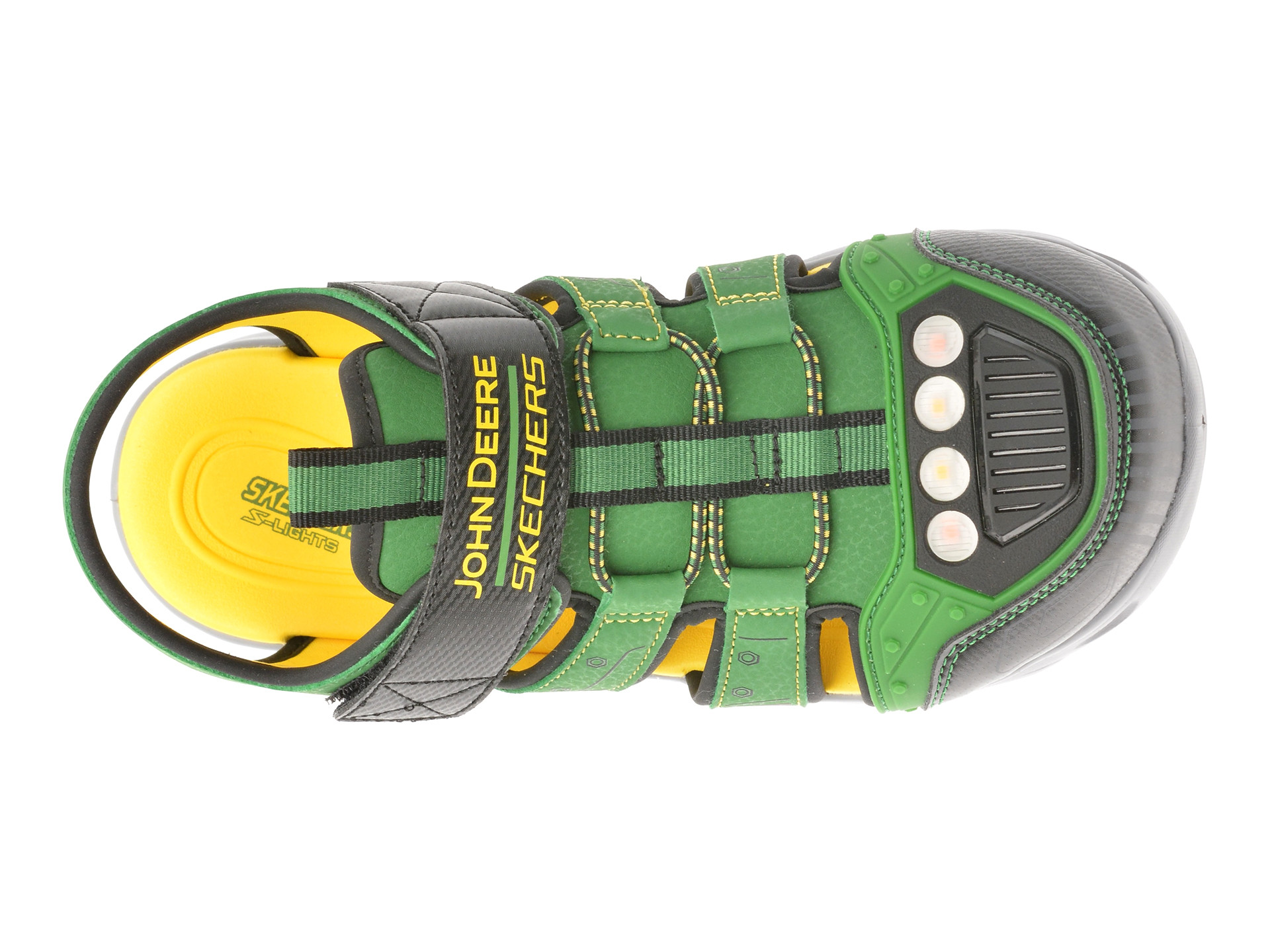 Pantofi sport SKECHERS verzi, HYPNO-SPLASH, din piele ecologica