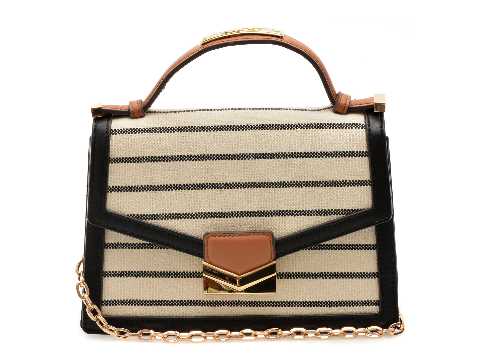 Geanta ALDO neagra, PHILANIE 017, din material textil