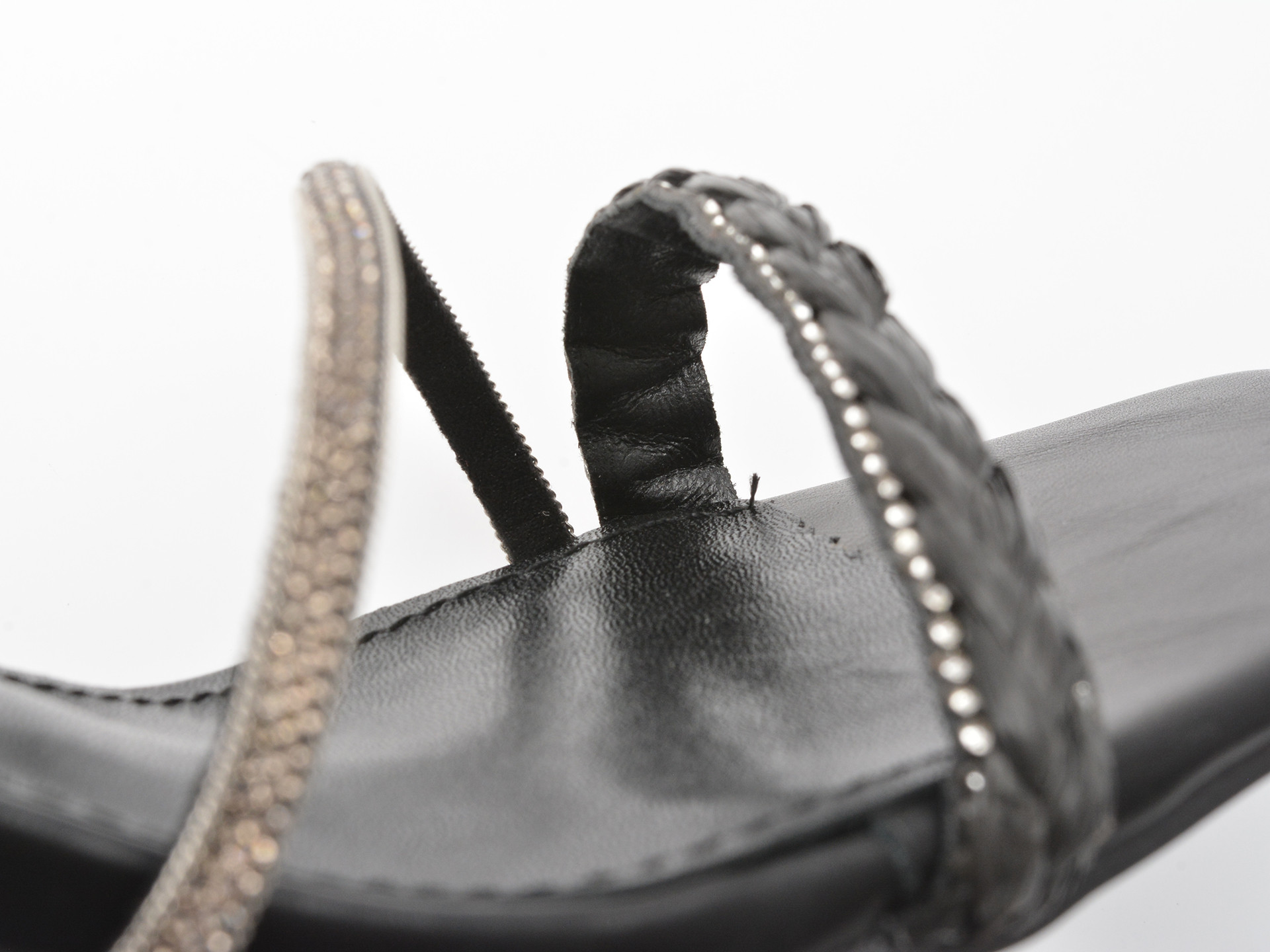 Sandale elegante EPICA negre, 82982, din piele ecologica