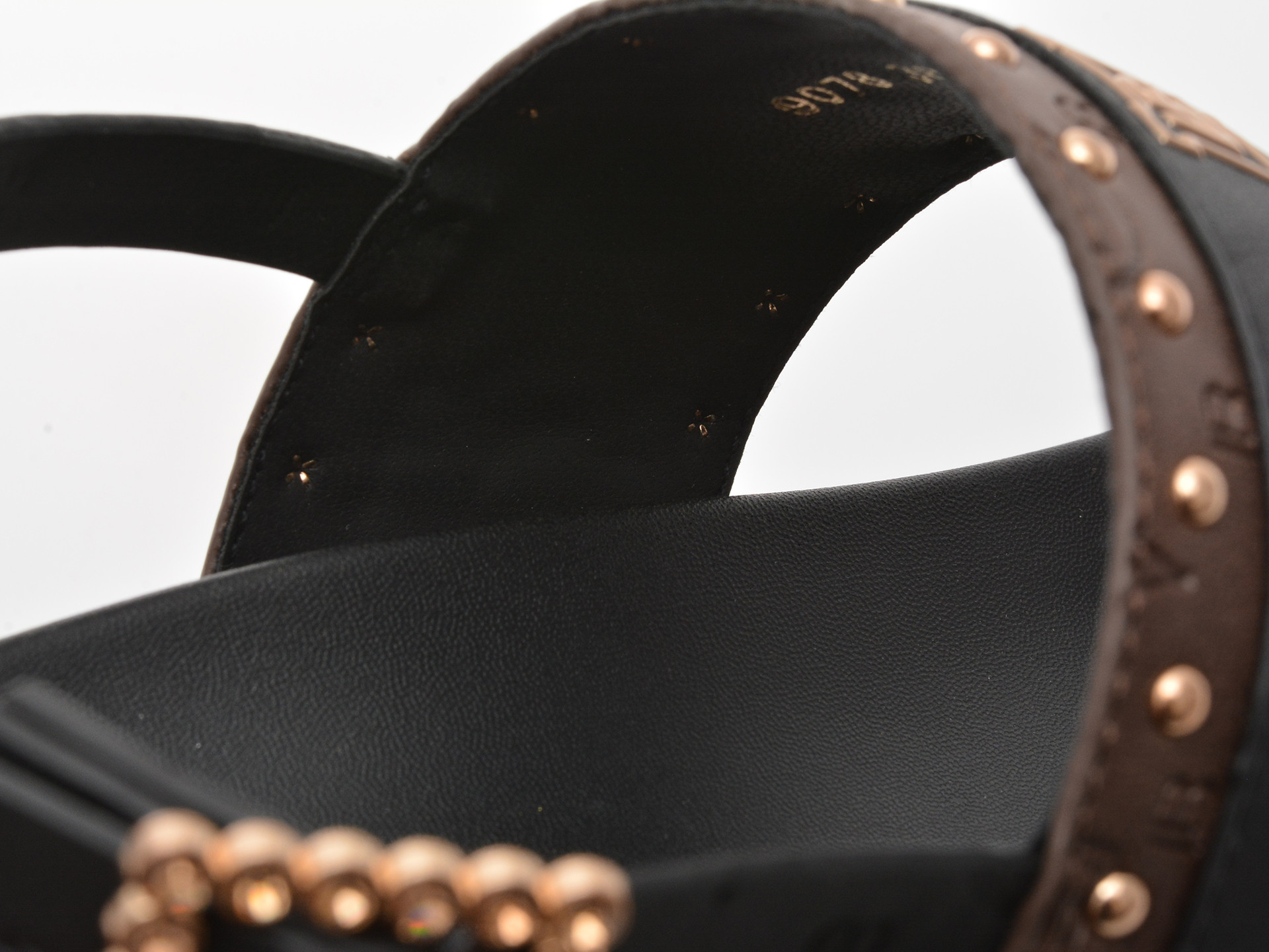 Sandale LAURA BIAGIOTTI maro, 9078, din piele ecologica