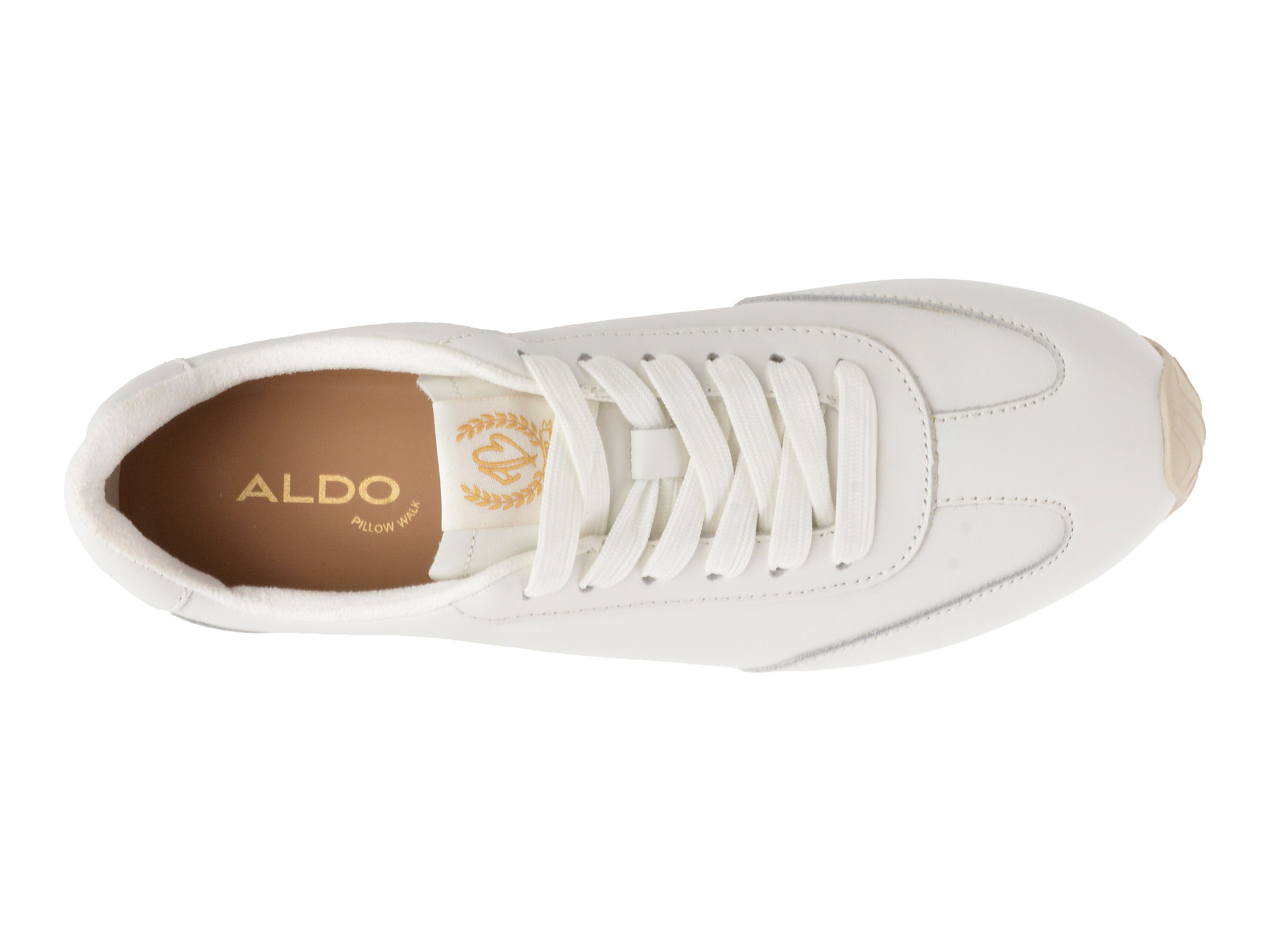 Pantofi sport ALDO albi, CAREFREE 100, din piele naturala