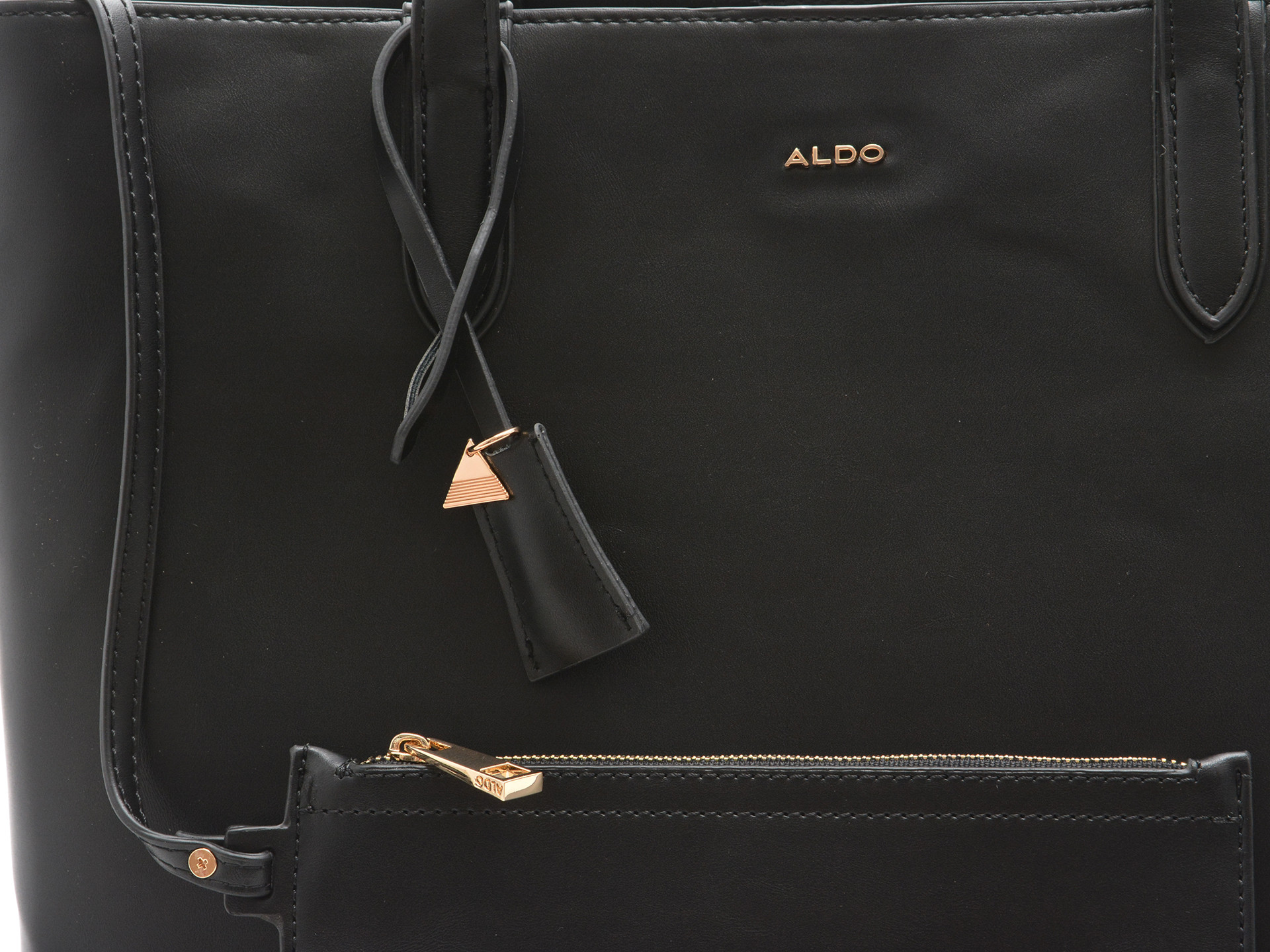 Geanta ALDO neagra, TAMMERA 001, din piele ecologica