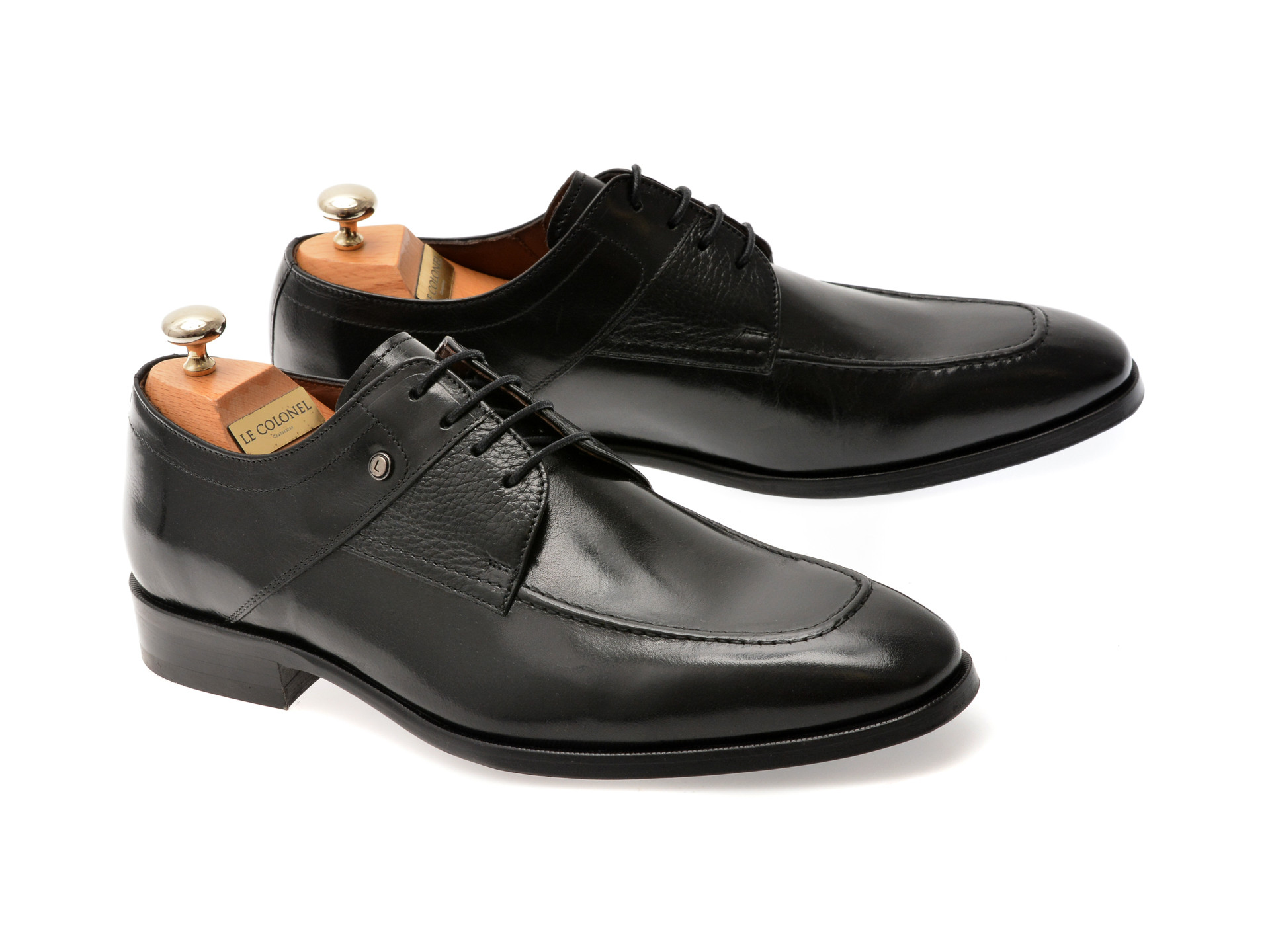 Pantofi eleganti LE COLONEL negri, 48494, din piele naturala