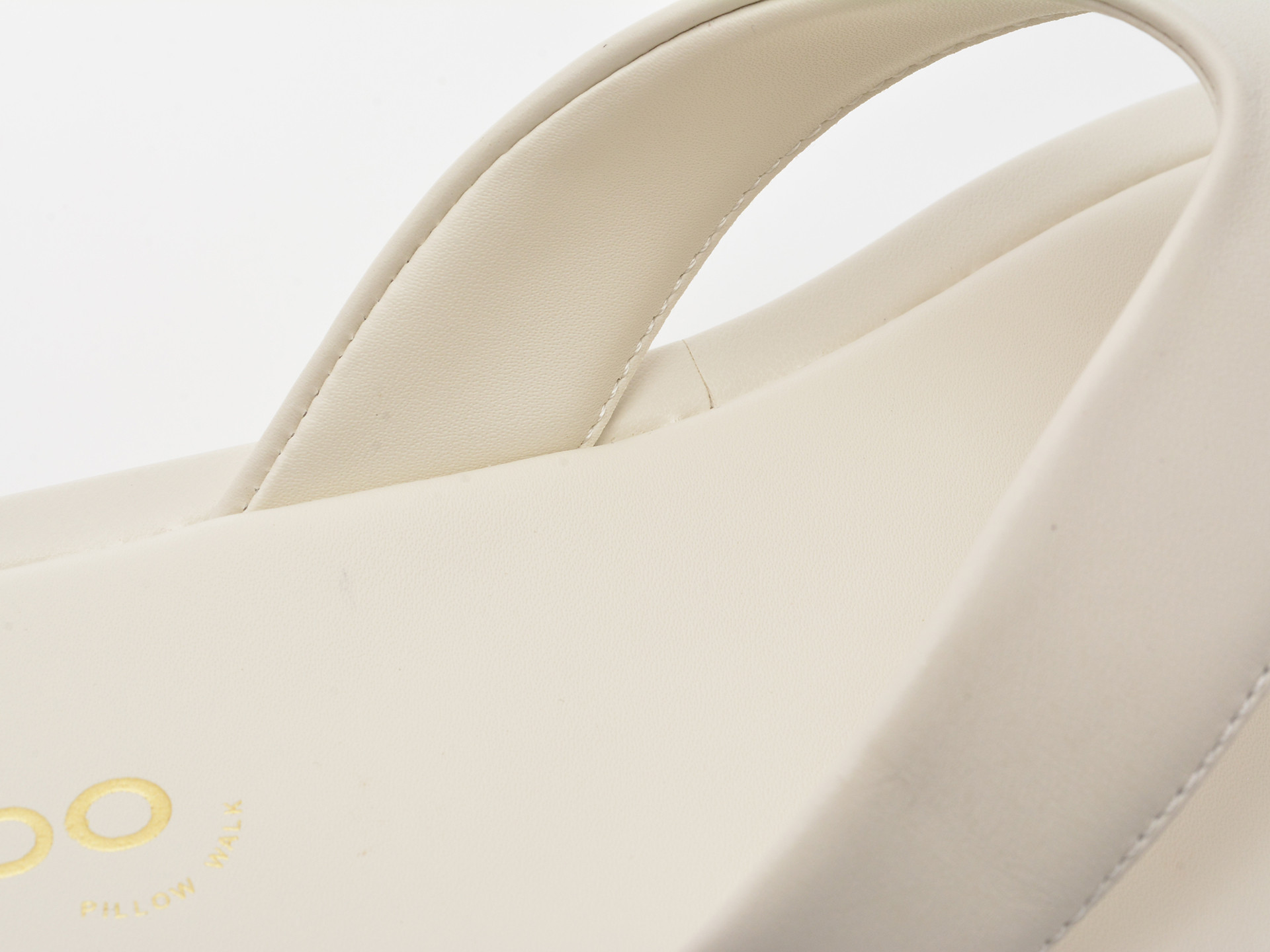 Papuci ALDO albi, GRETTLE 121, din piele naturala