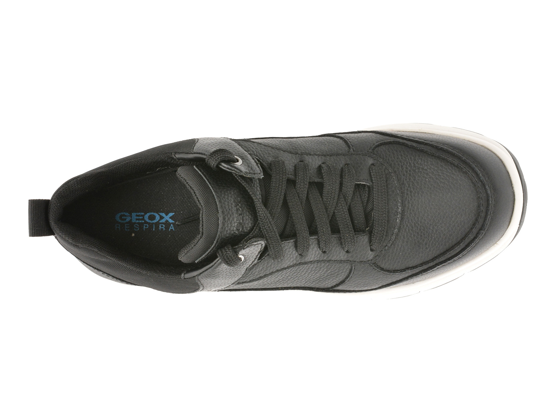 Pantofi sport GEOX negri, D3626D, din piele naturala