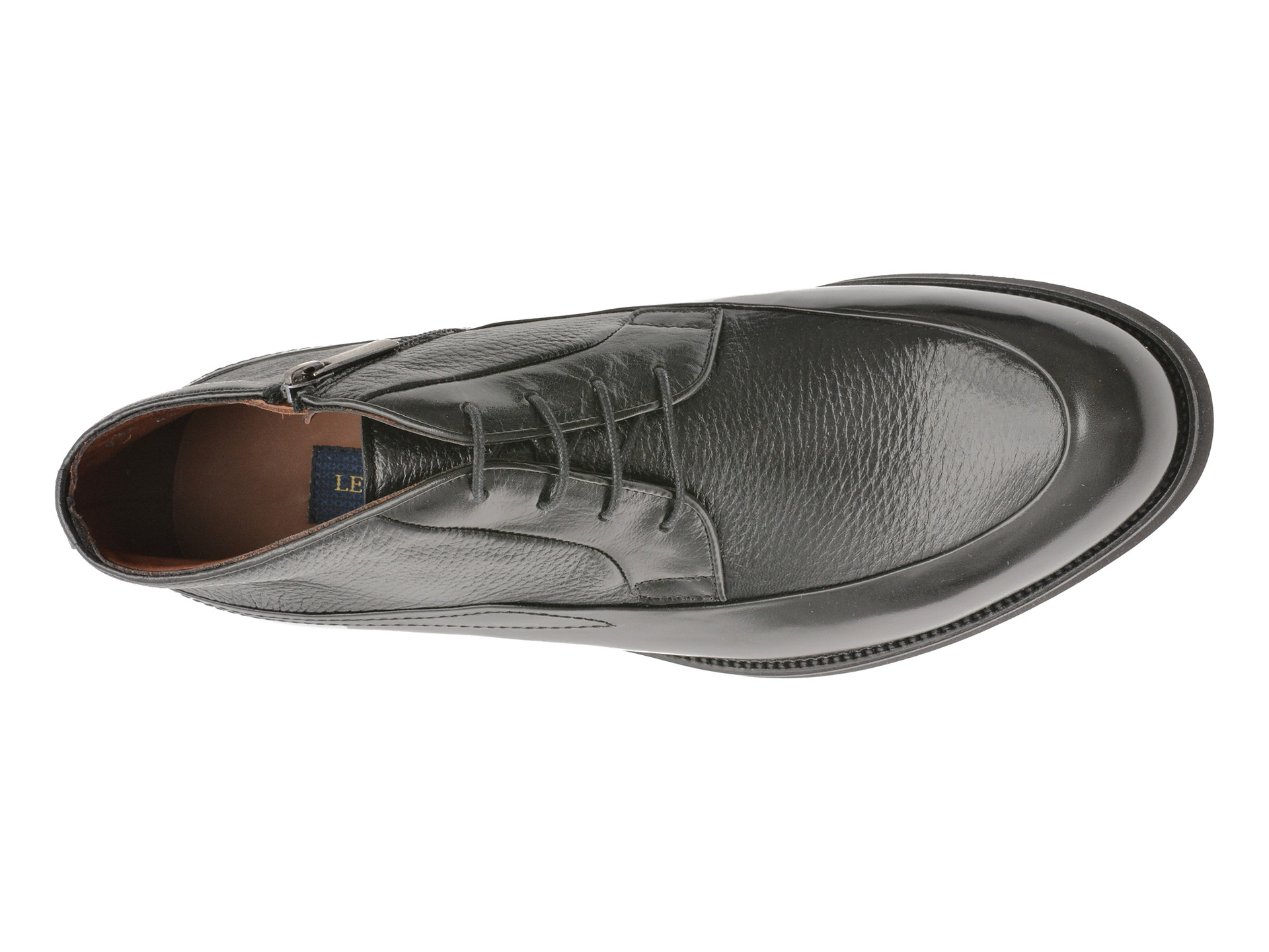 Ghete elegante LE COLONEL negre, 63938, din piele naturala