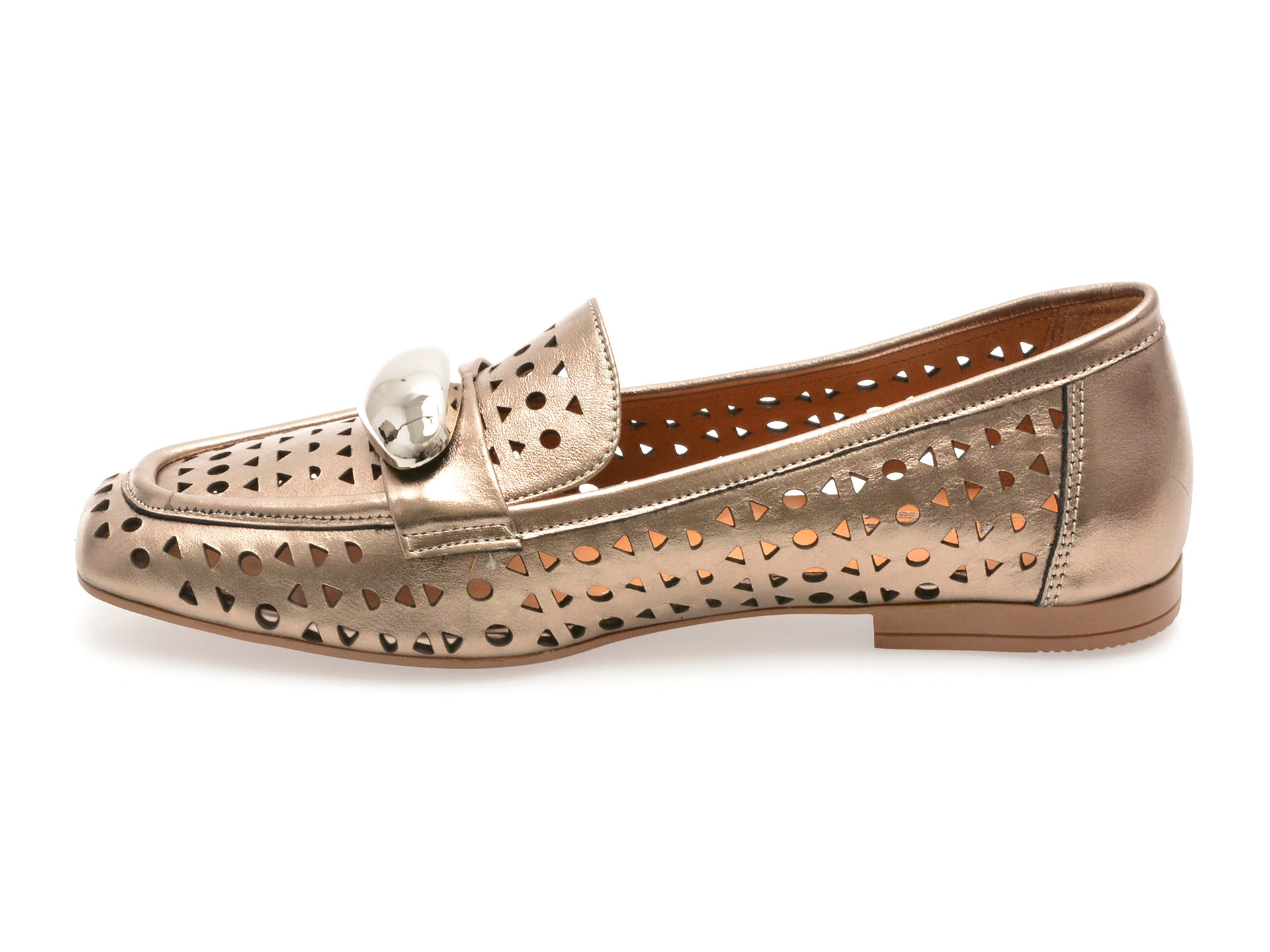 Mocasini image bronz 2842853 din piele naturala