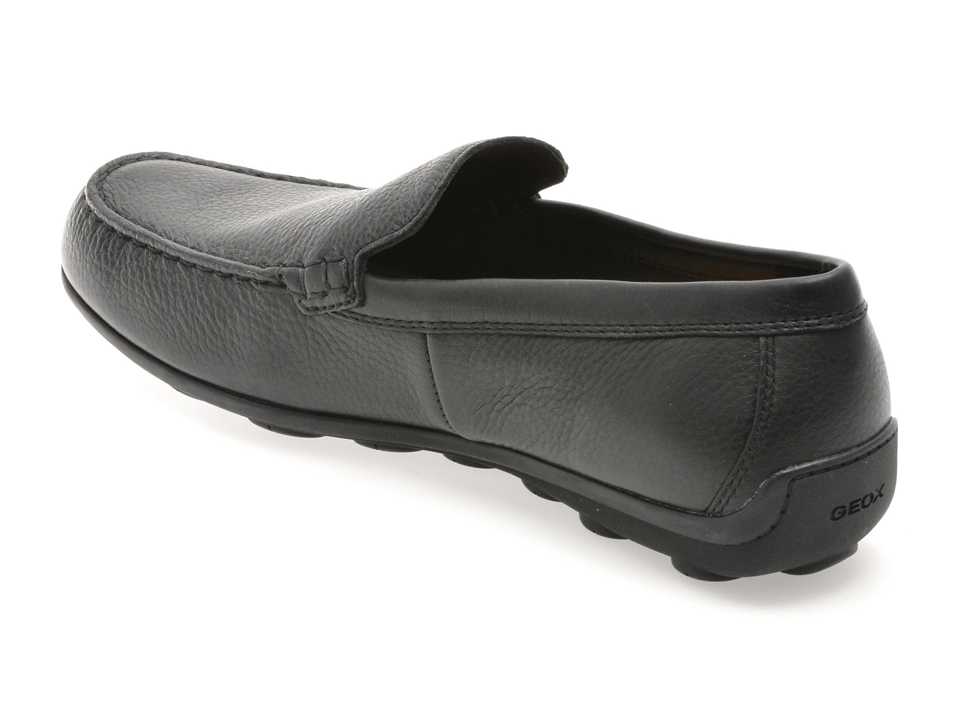 Mocasini GEOX negri, U55HYA, din piele naturala