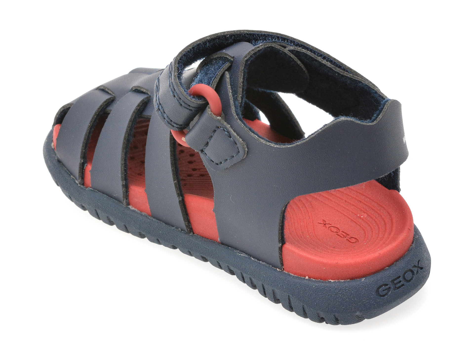 Sandale GEOX bleumarin, B556AA, din piele ecologica