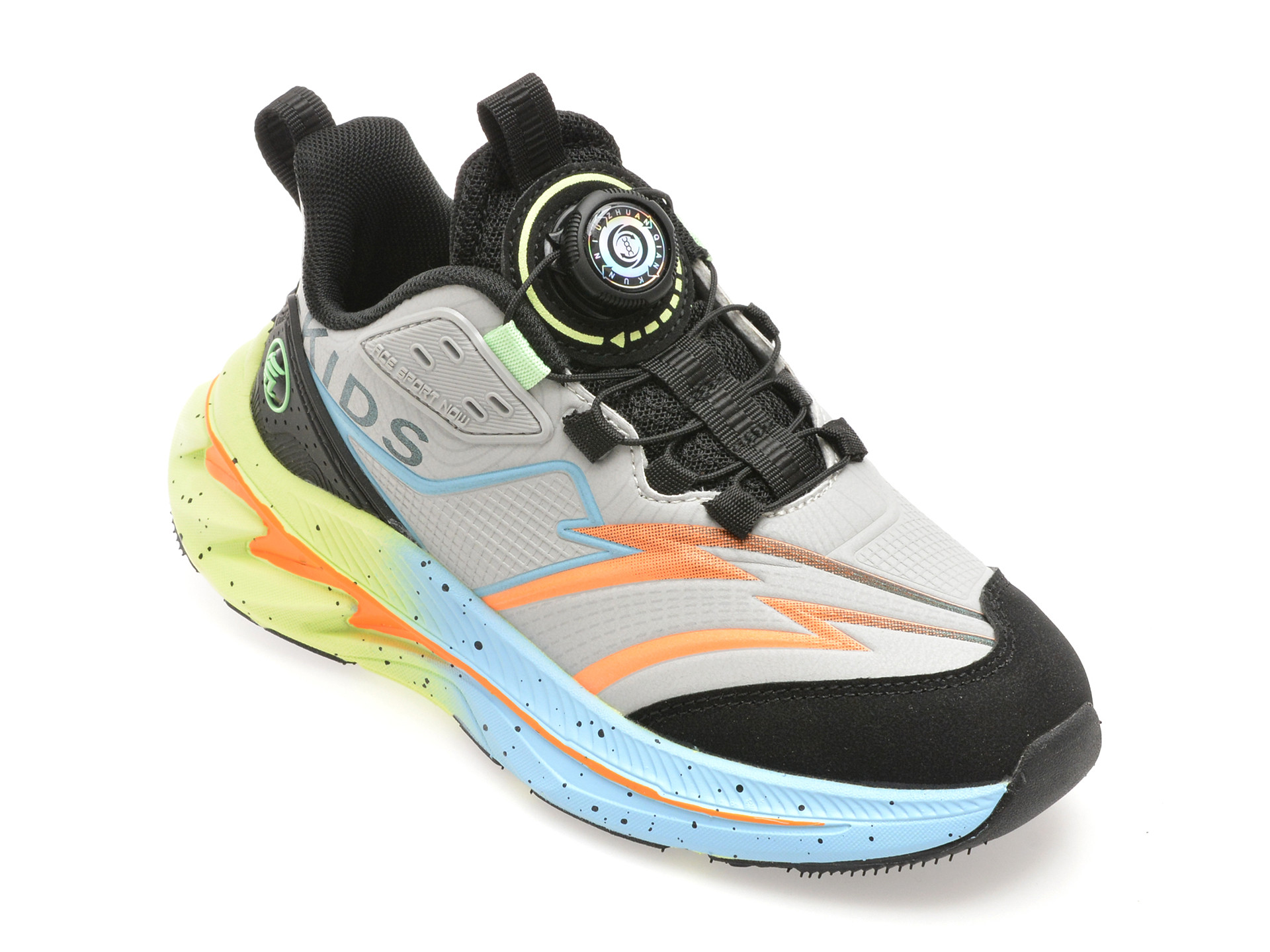 Pantofi sport SELECTION KIDS gri, 1004, din piele ecologica