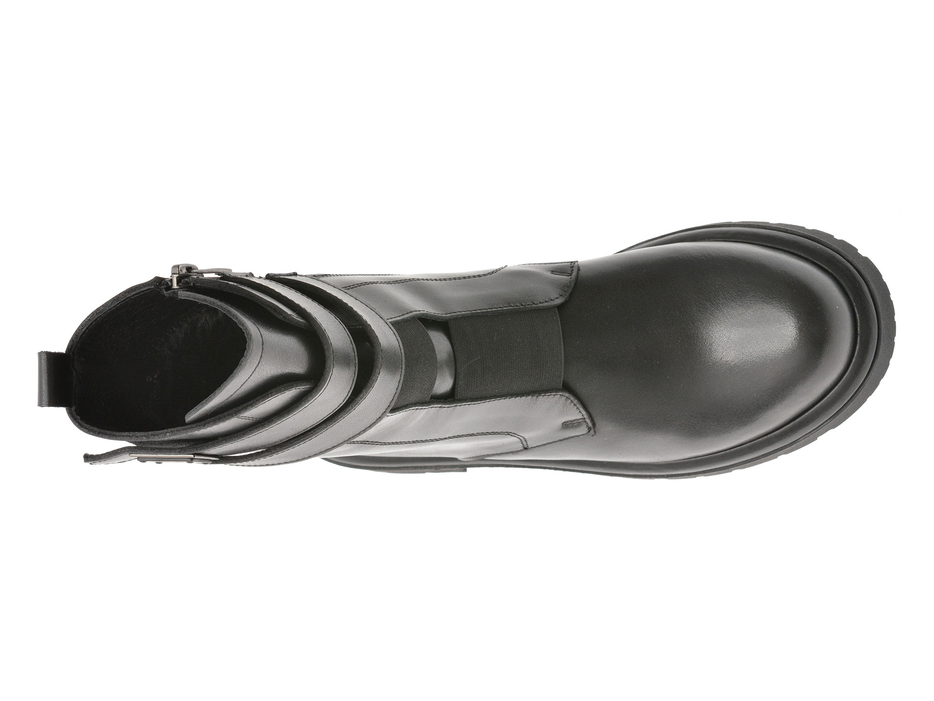 Ghete EPICA negre, 1504255, din piele naturala