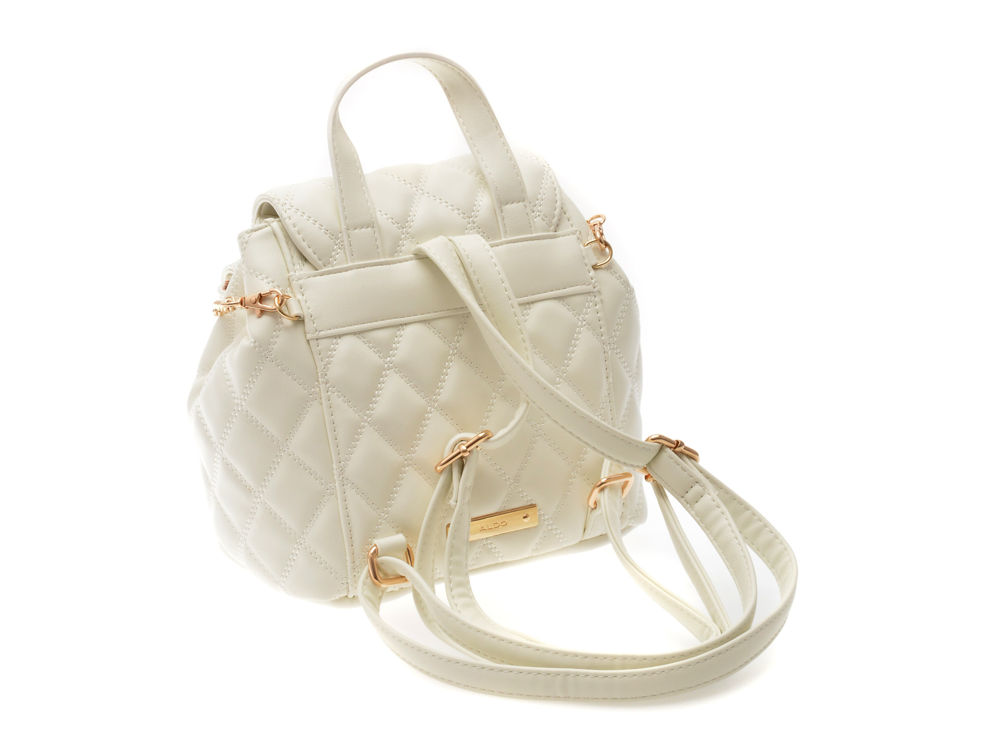 Rucsac ALDO alb, OCAELI 100, din piele ecologica