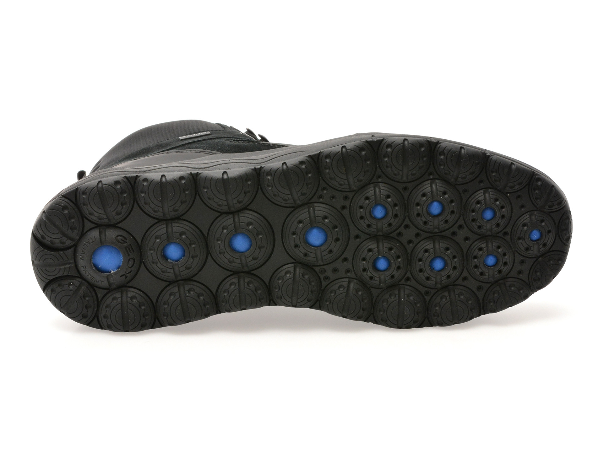 Ghete GEOX negre, U46FDB, din piele naturala