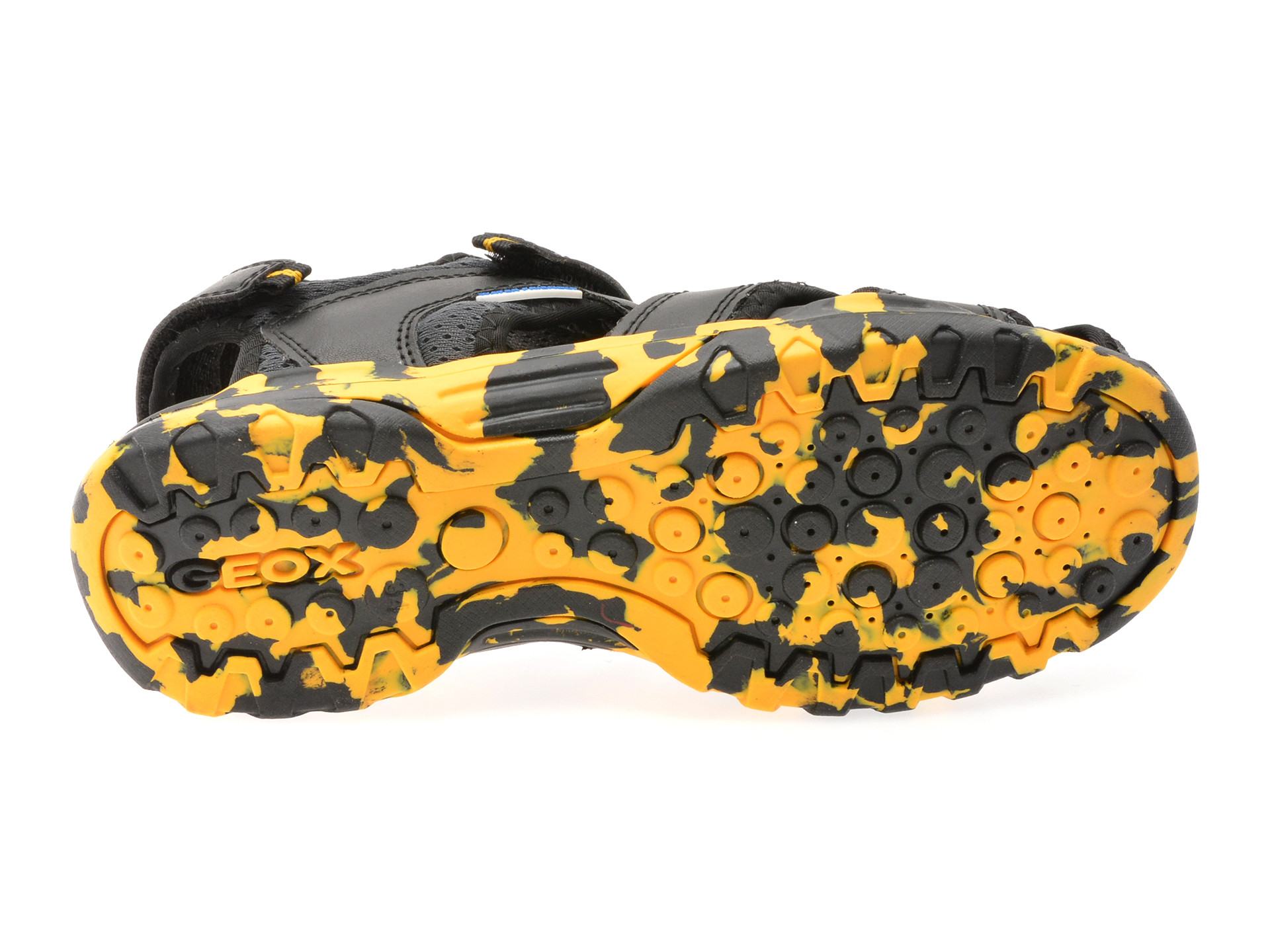 Sandale GEOX negre, J450RC, din material textil