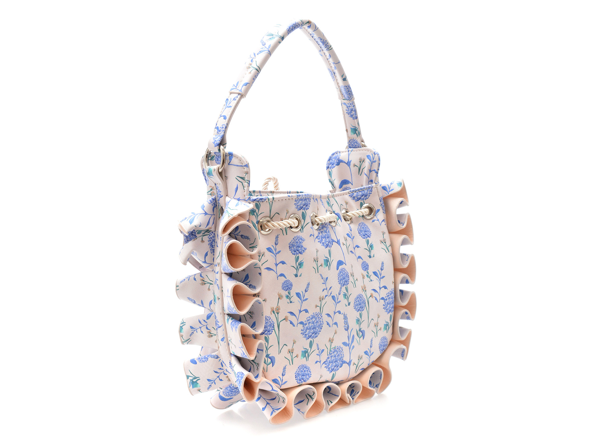 Geanta EPICA albastra, 8023, din piele ecologica