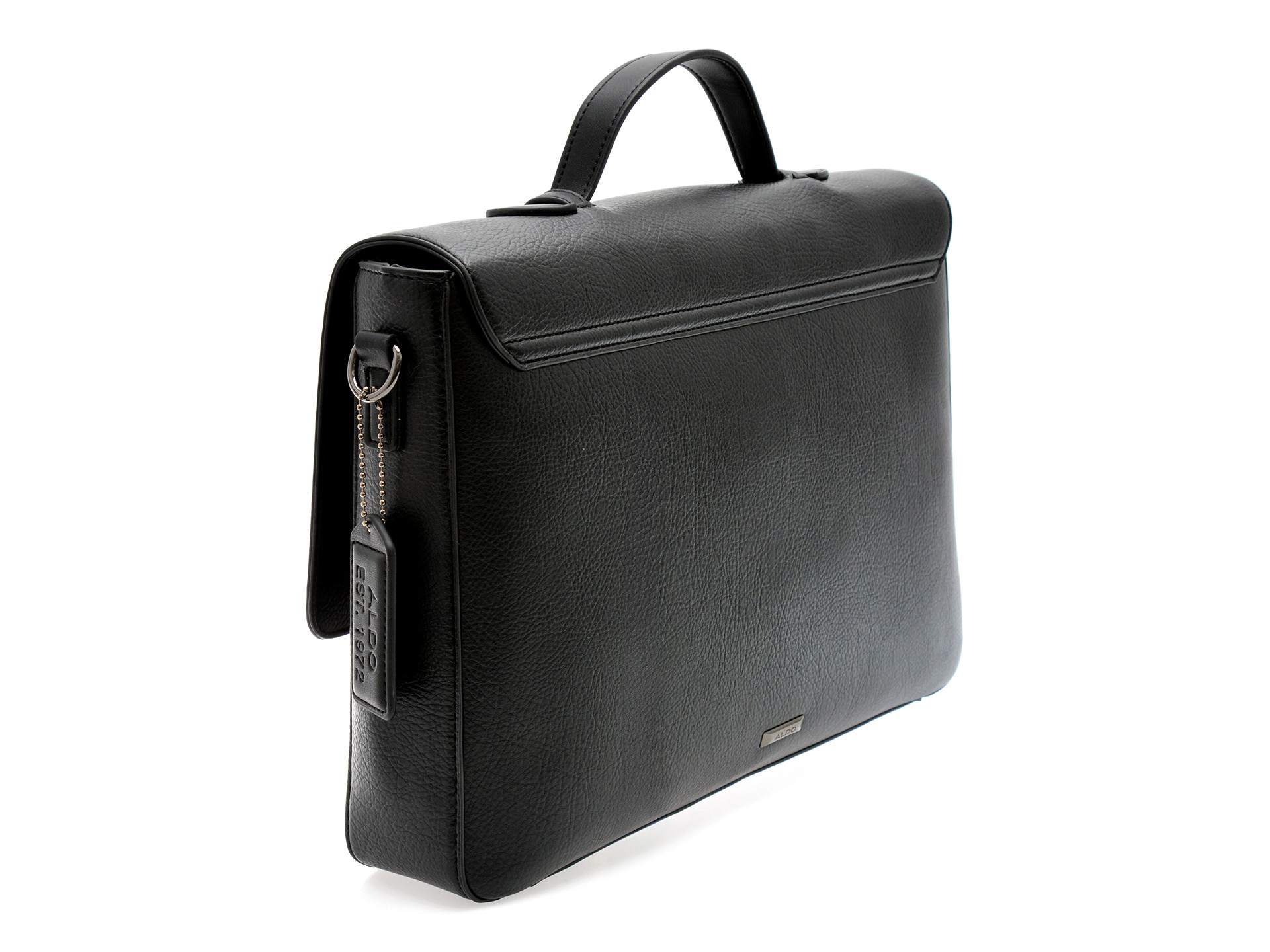 Geanta ALDO neagra, HILDEBRAD 009, din piele ecologica