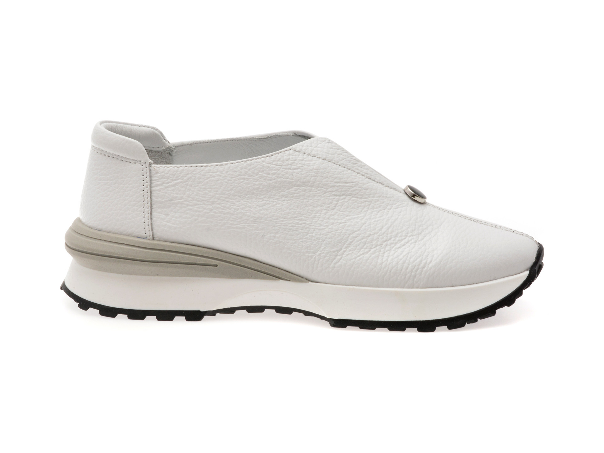 Pantofi sport EPICA albi, 589A101, din piele naturala