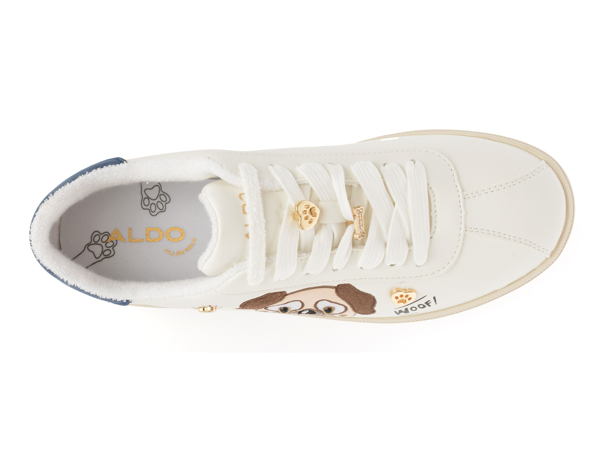 Pantofi sport ALDO albi, BEST FRIEND 100, din piele ecologica