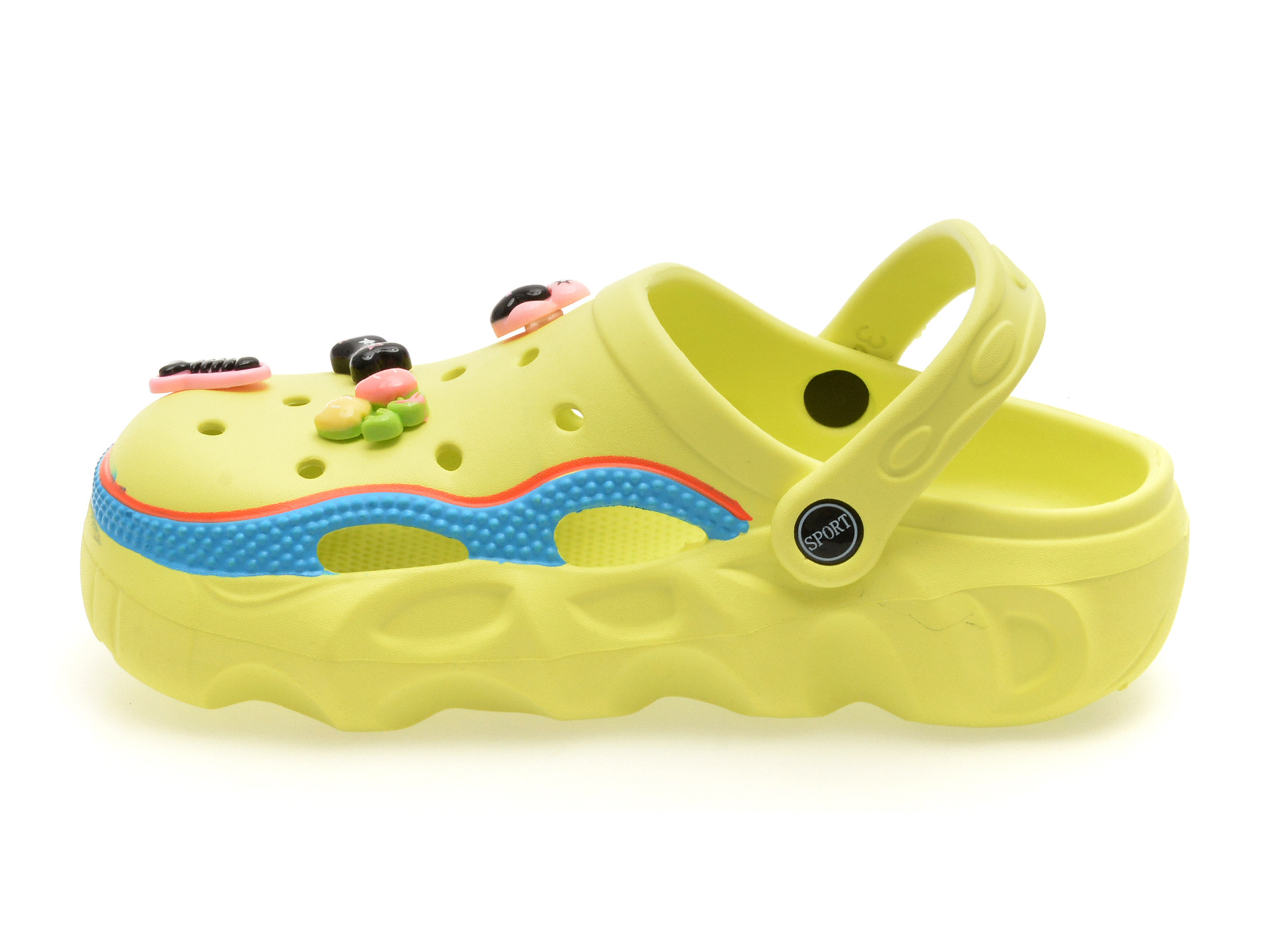 Papuci SELECTION KIDS verzi, 3039, din pvc