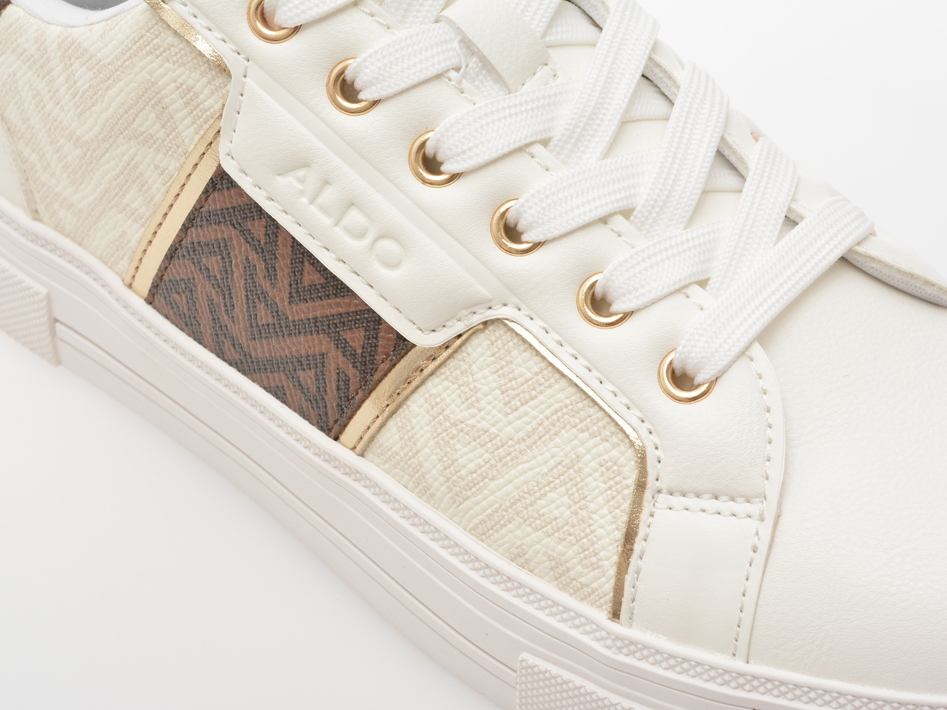 Pantofi sport ALDO albi, BERENTERIEL 125, din piele ecologica