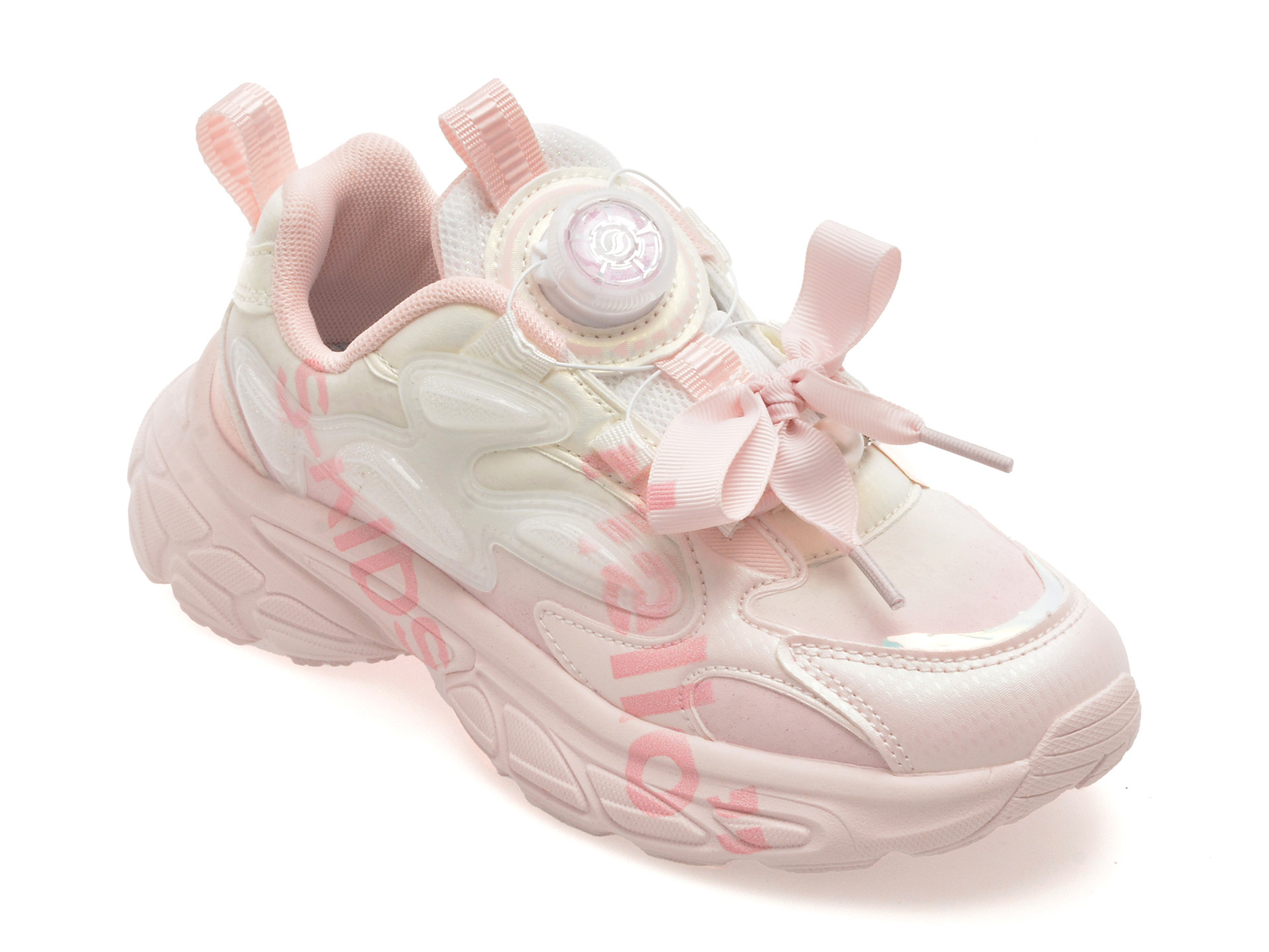 Pantofi sport SELECTION KIDS roz, 1002, din piele ecologica