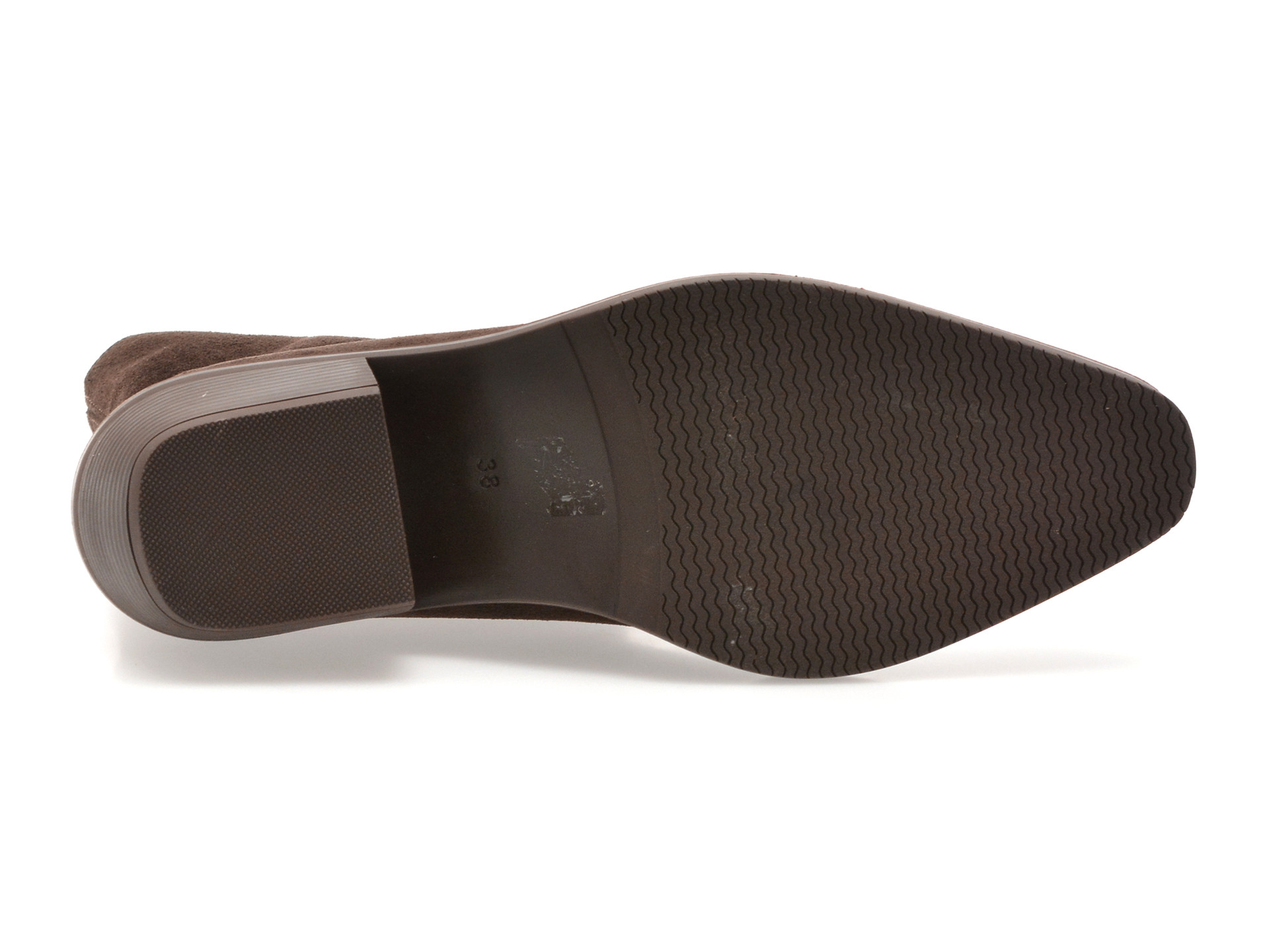 Ciocate elegante EPICA maro, 2881584, din piele intoarsa