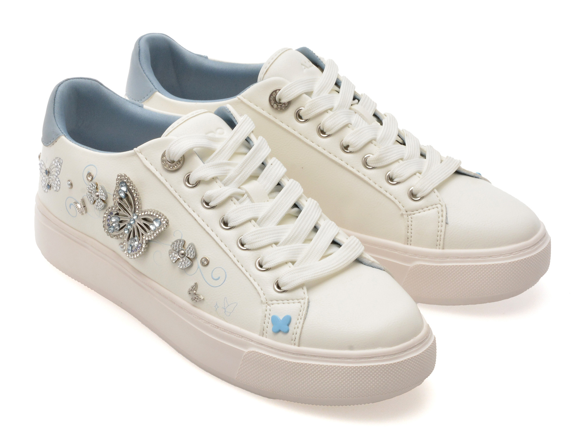 Pantofi sport ALDO albi, SAXONY 185, din piele ecologica