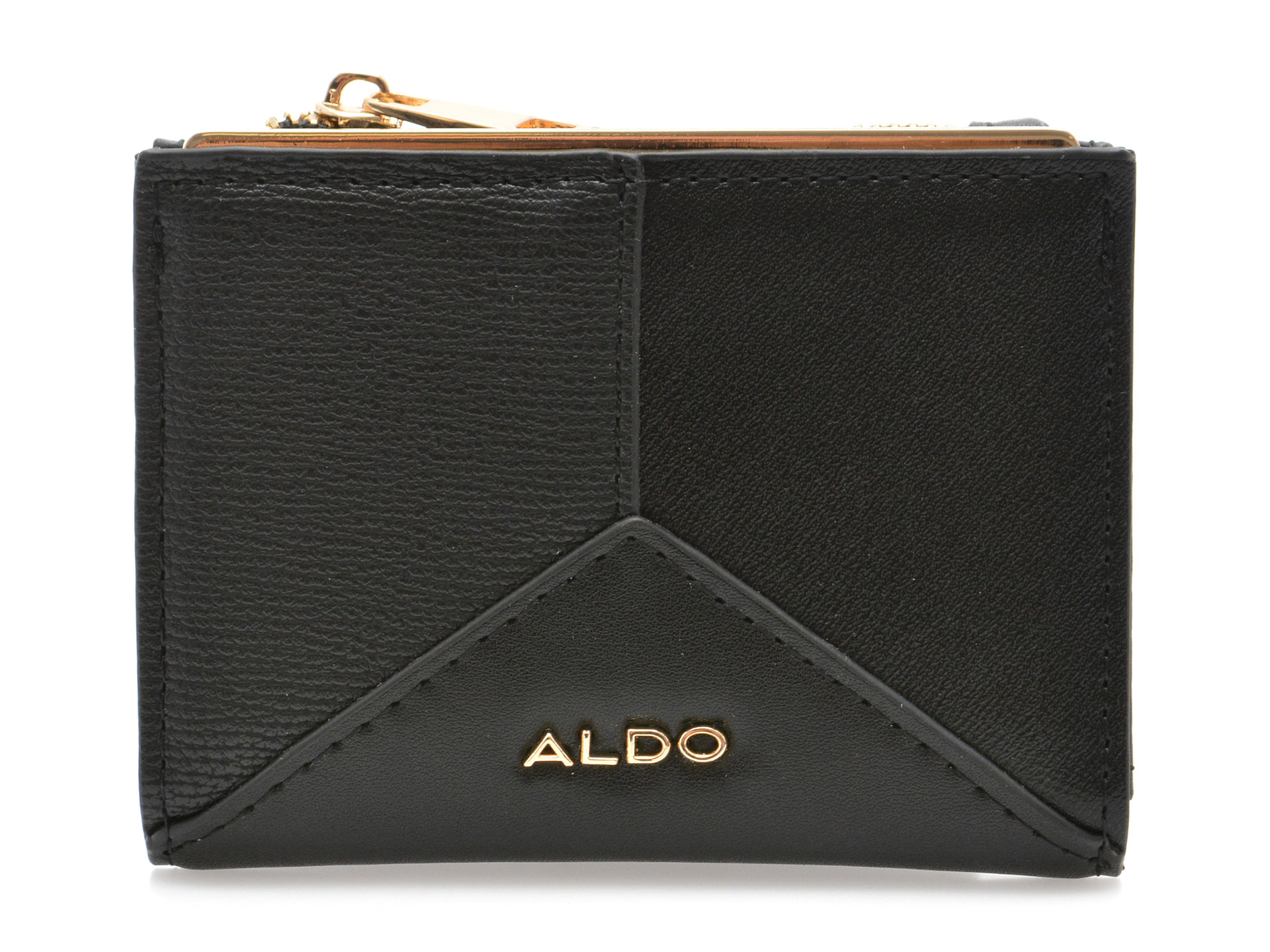 Portofel ALDO negru, ABEDAN 006, din piele ecologica