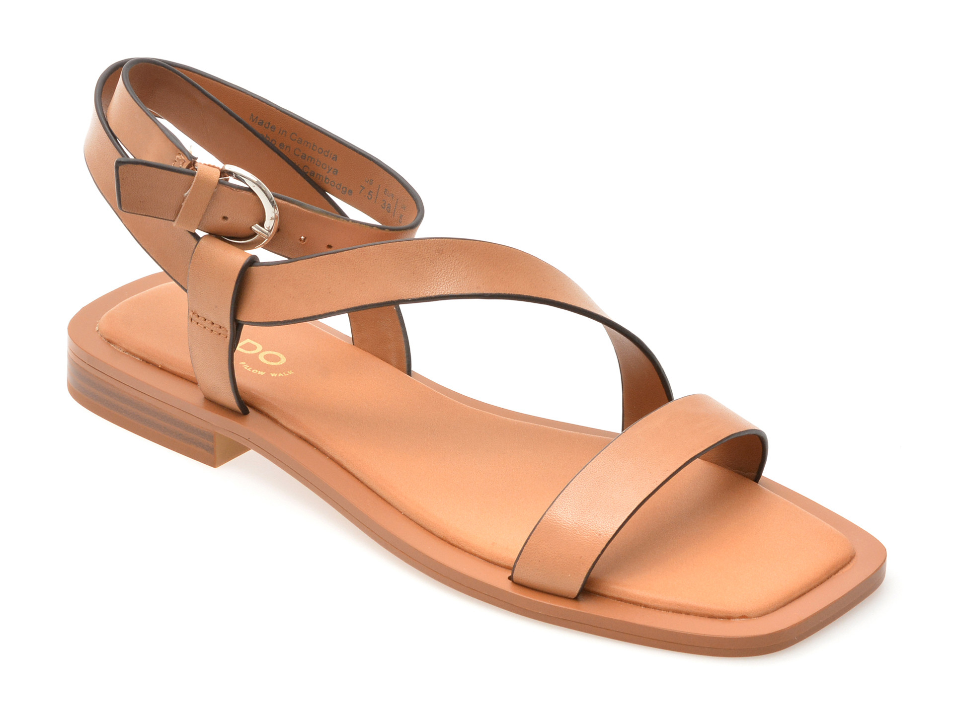 Sandale ALDO maro, GRUGAR 230, din piele naturala