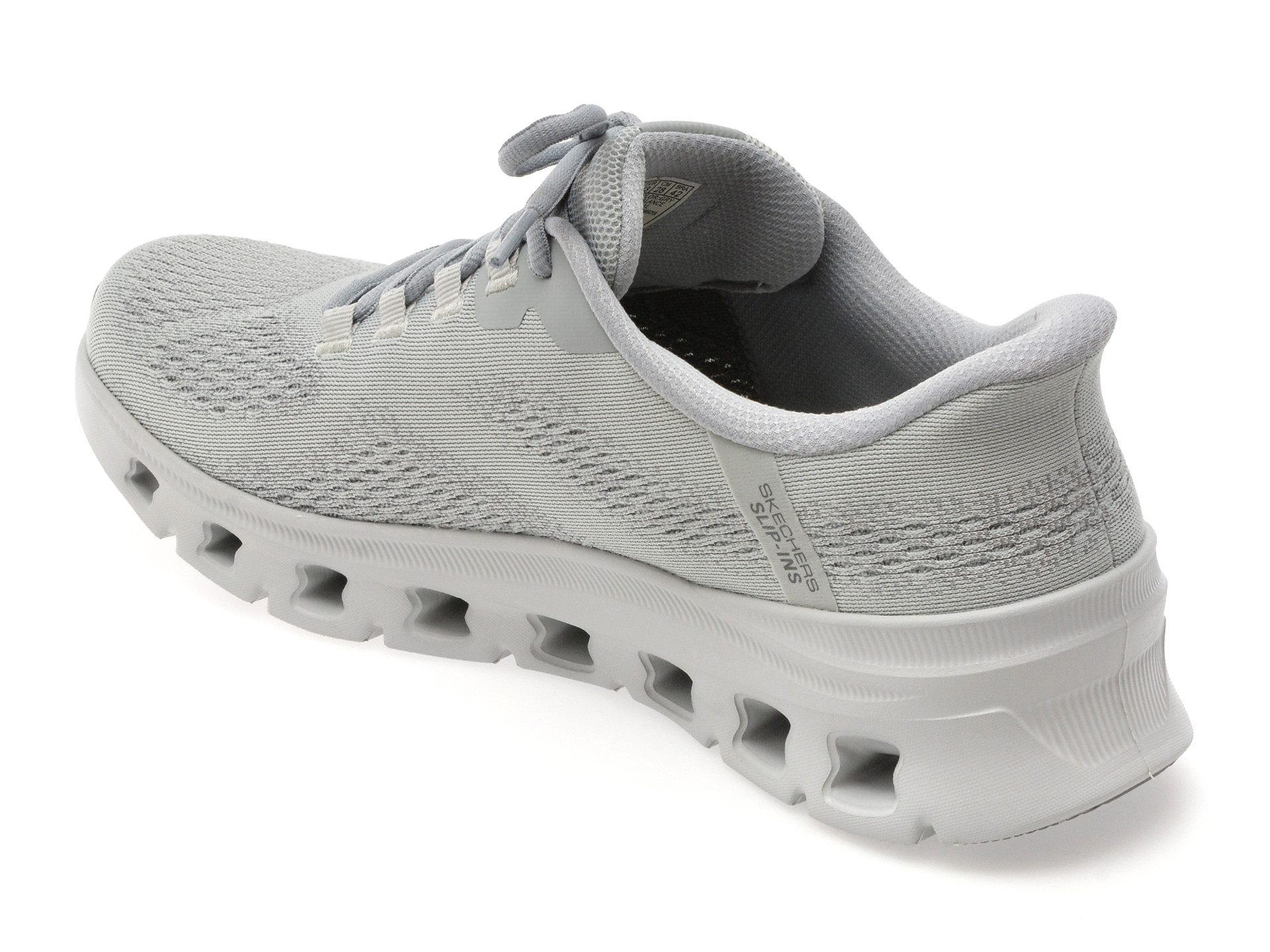 Pantofi sport SKECHERS gri, GLIDE-STEP PRO, din material textil