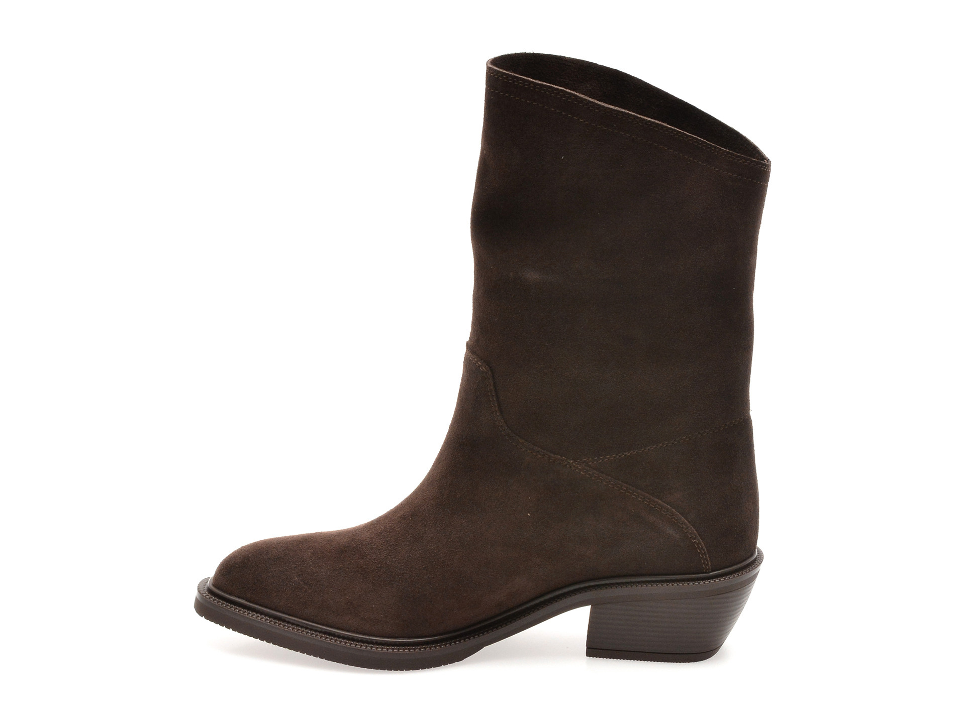 Ciocate elegante EPICA maro, 2881584, din piele intoarsa