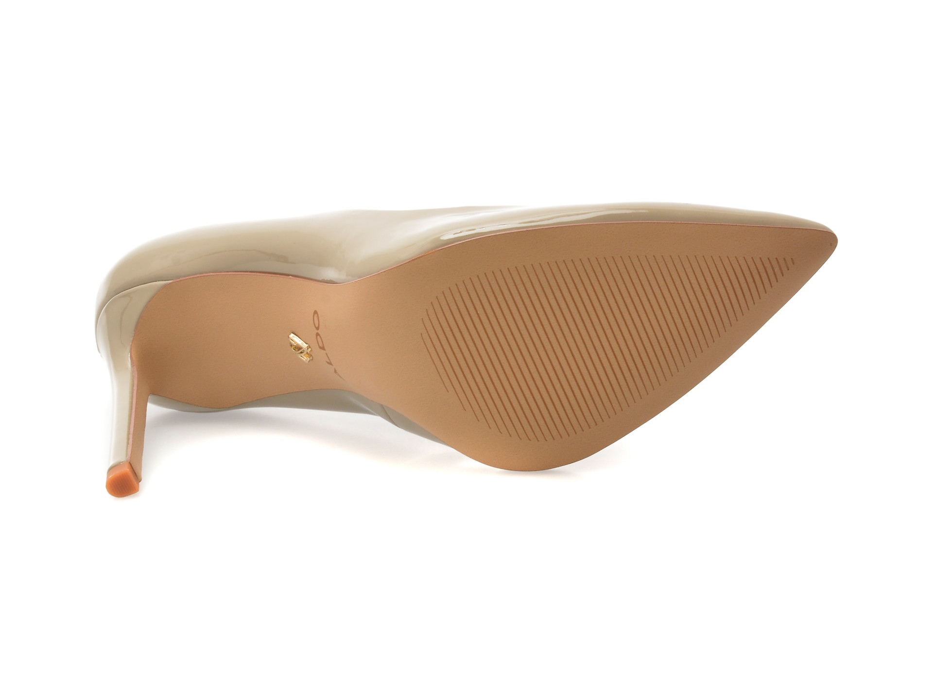 Pantofi eleganti ALDO gri, STESSY 2.0, din piele ecologica lacuita