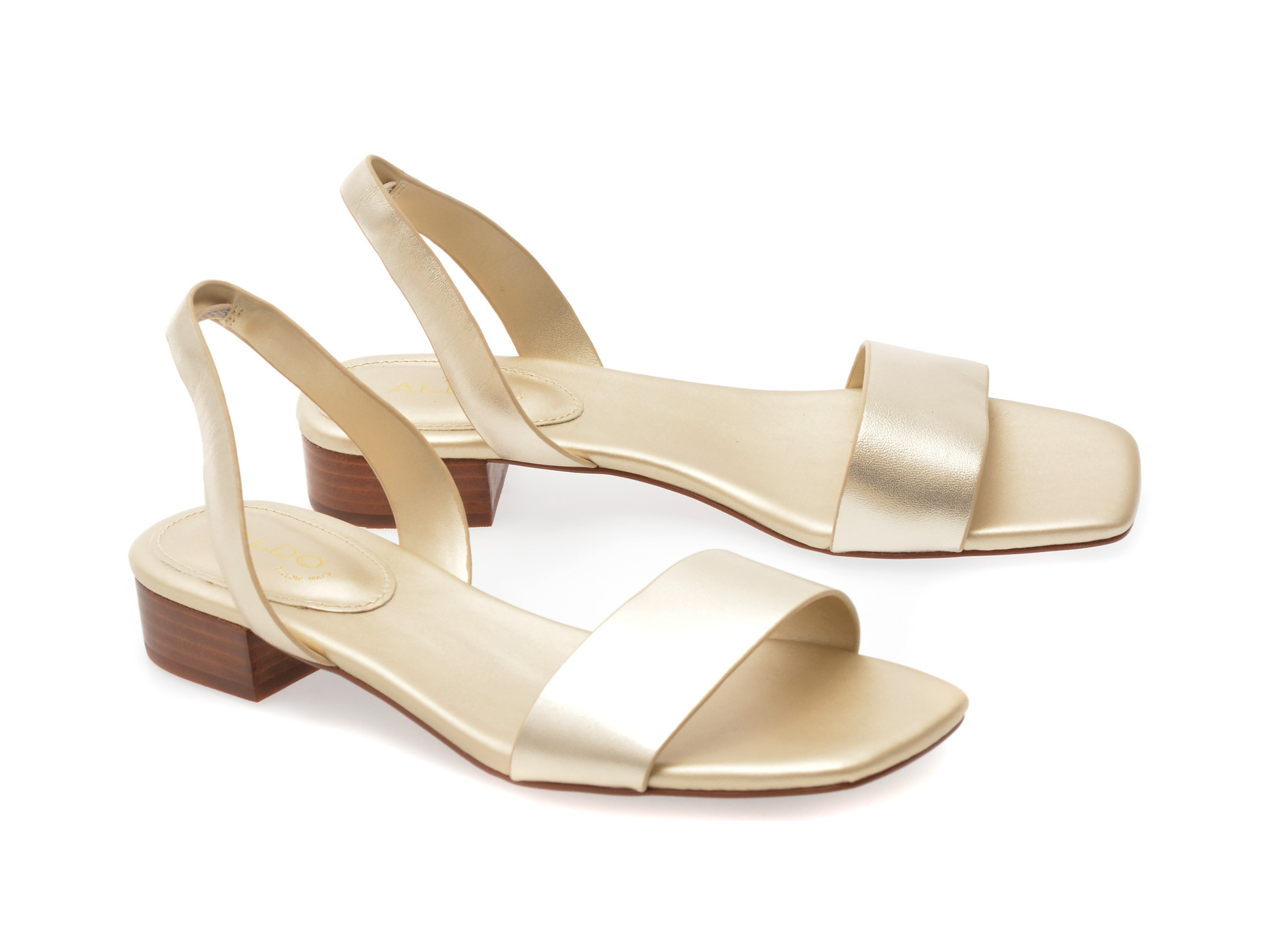 Sandale ALDO bej, DORENNA 741, din piele naturala