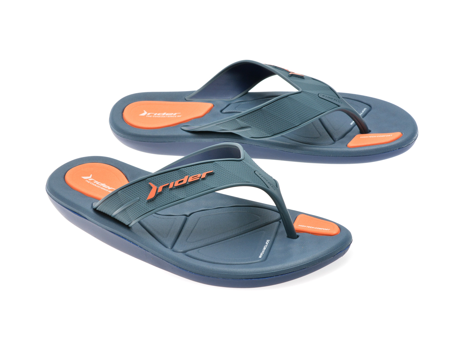 Papuci RIDER bleumarin, 1131595, din pvc