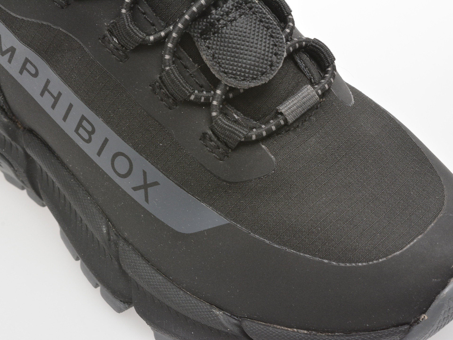 Ghete GEOX negre, J46LCA, din material textil