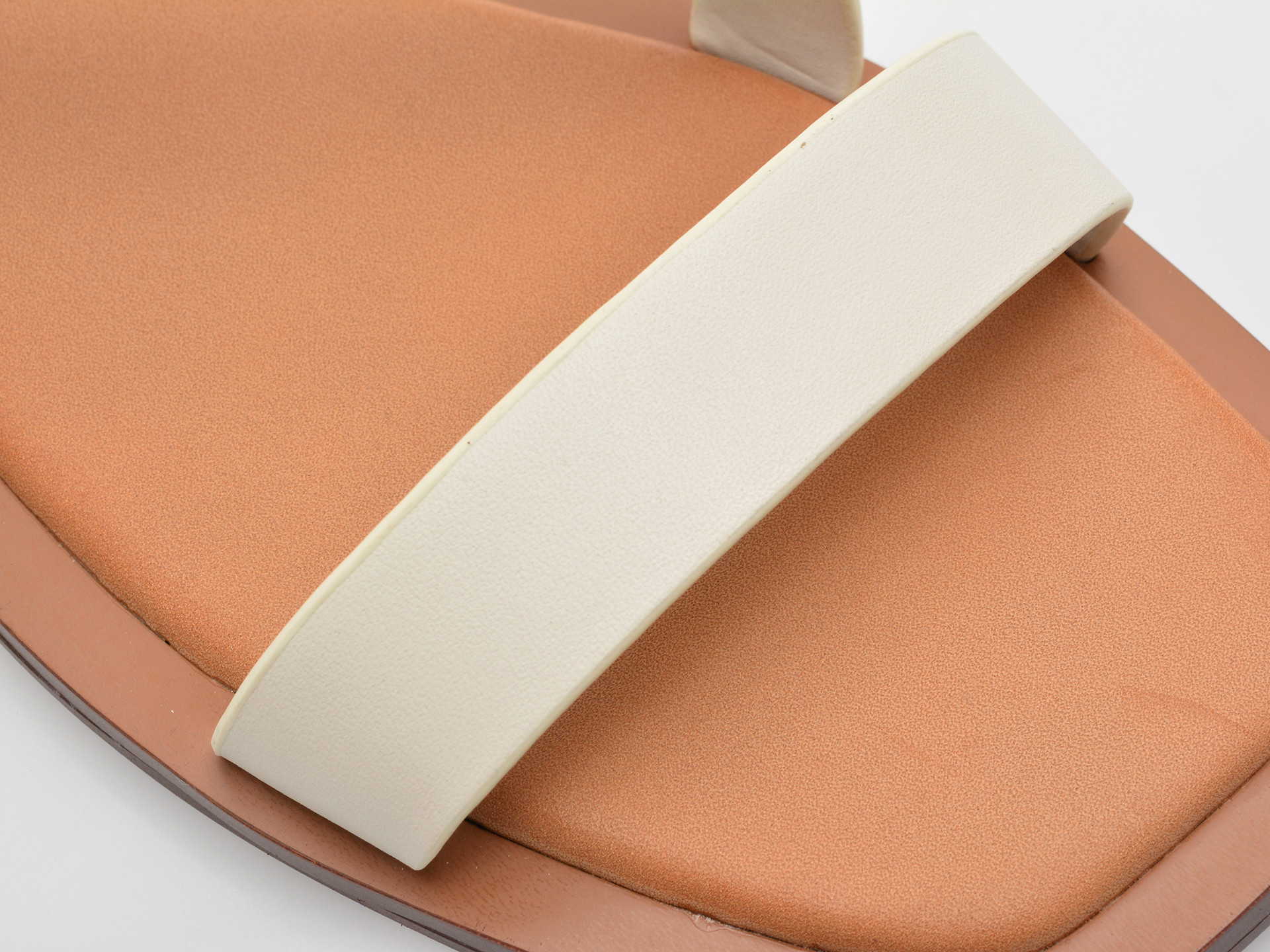 Sandale ALDO albe, GRUGAR 121, din piele naturala