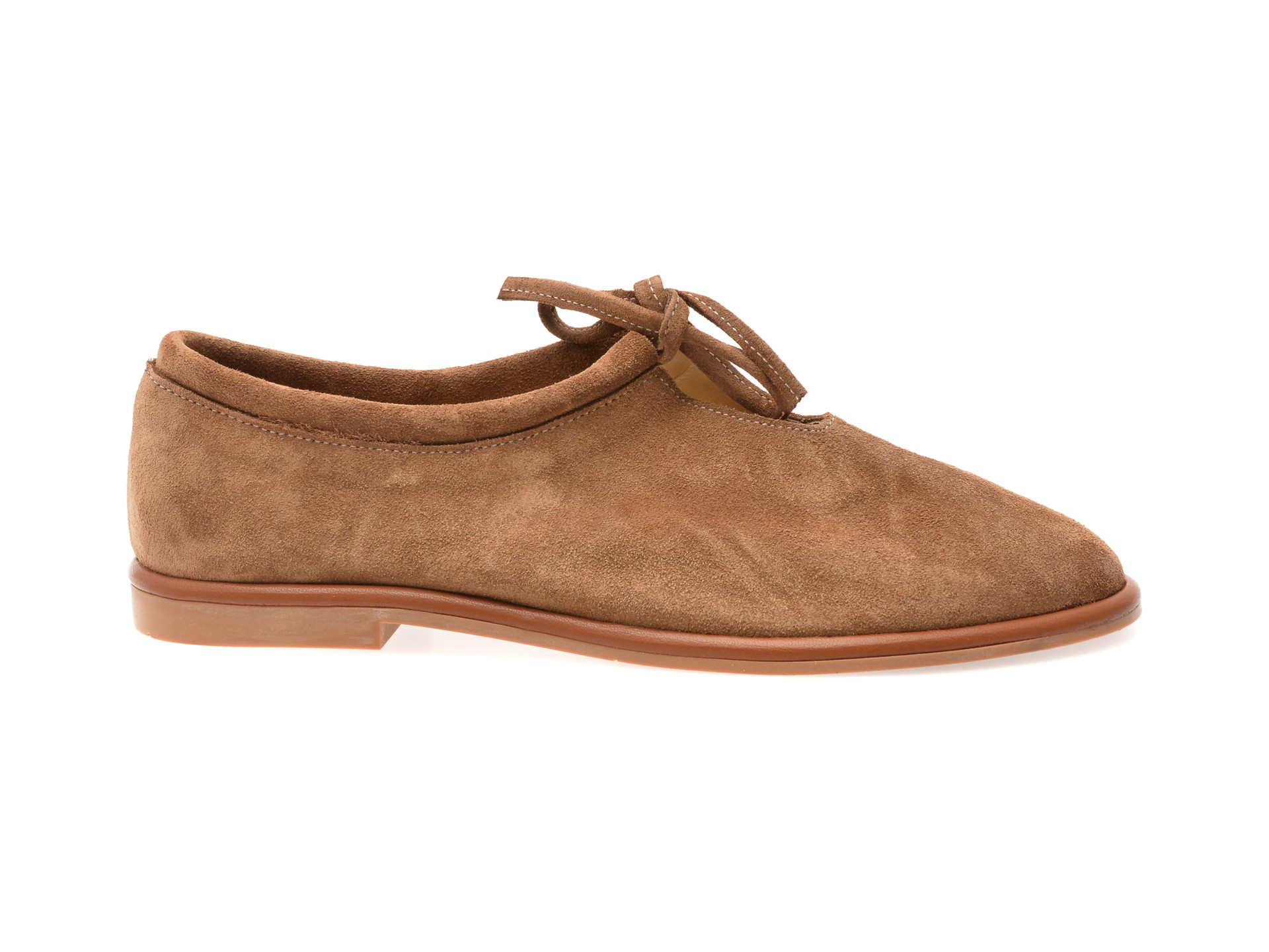 Pantofi EPICA maro, 165115, din piele intoarsa