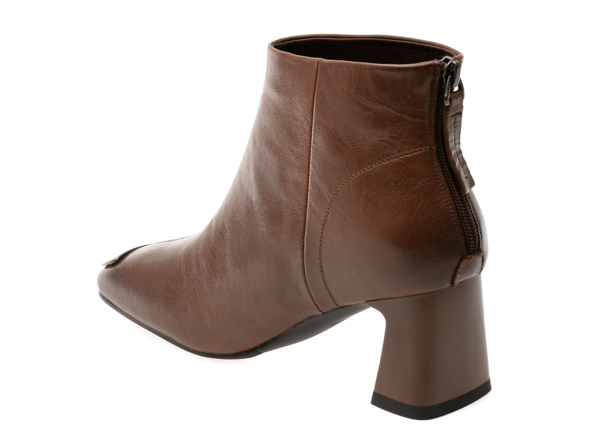 Botine EPICA maro, M32120, din piele naturala