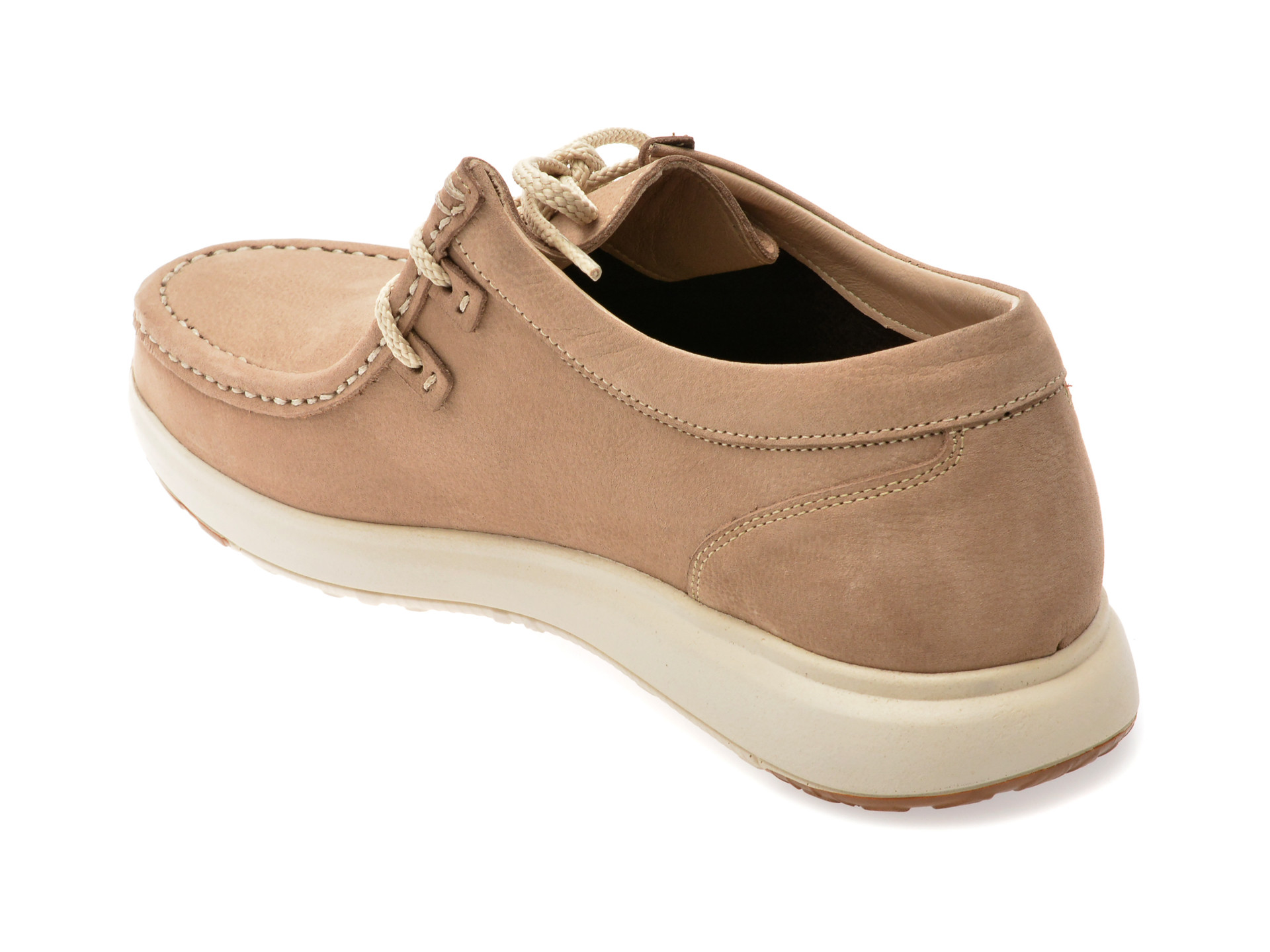 Mocasini OTTER gri, SF2002, din nabuc