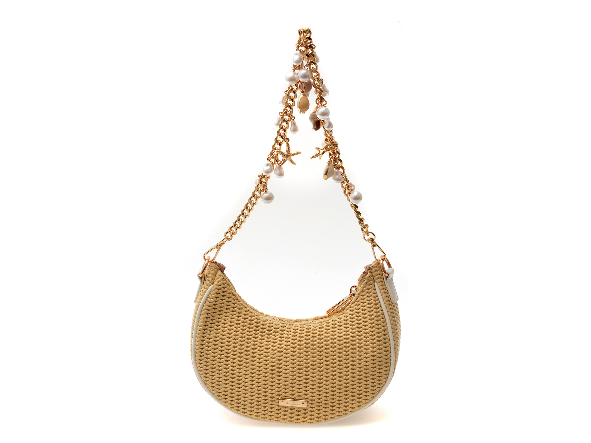 Geanta ALDO bej, BEACHGLOW 101, din material textil