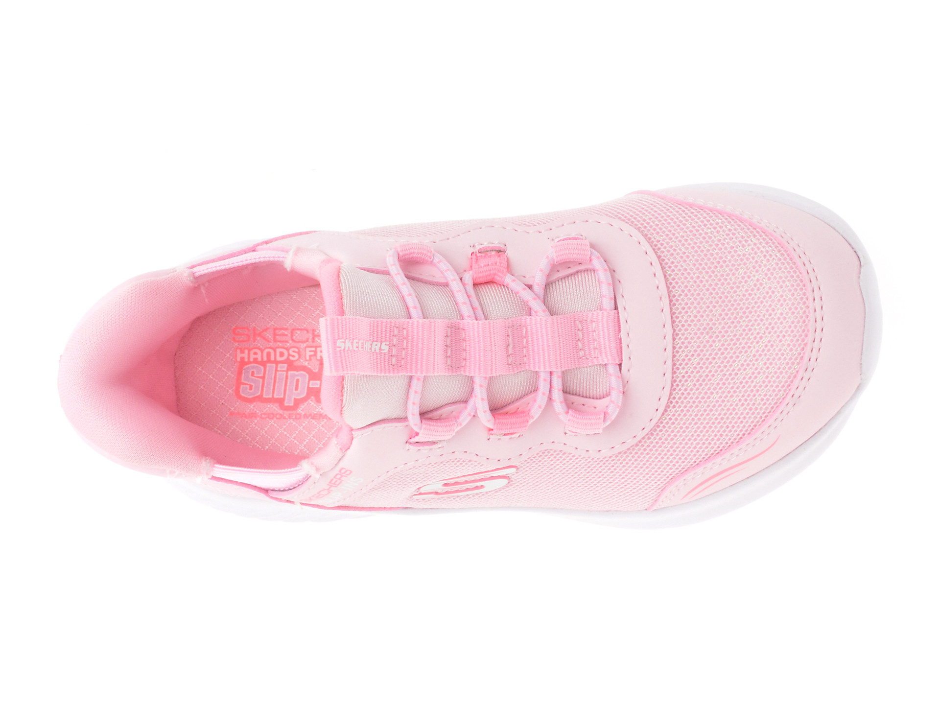 Pantofi sport SKECHERS roz, BOUNDER, din material textil