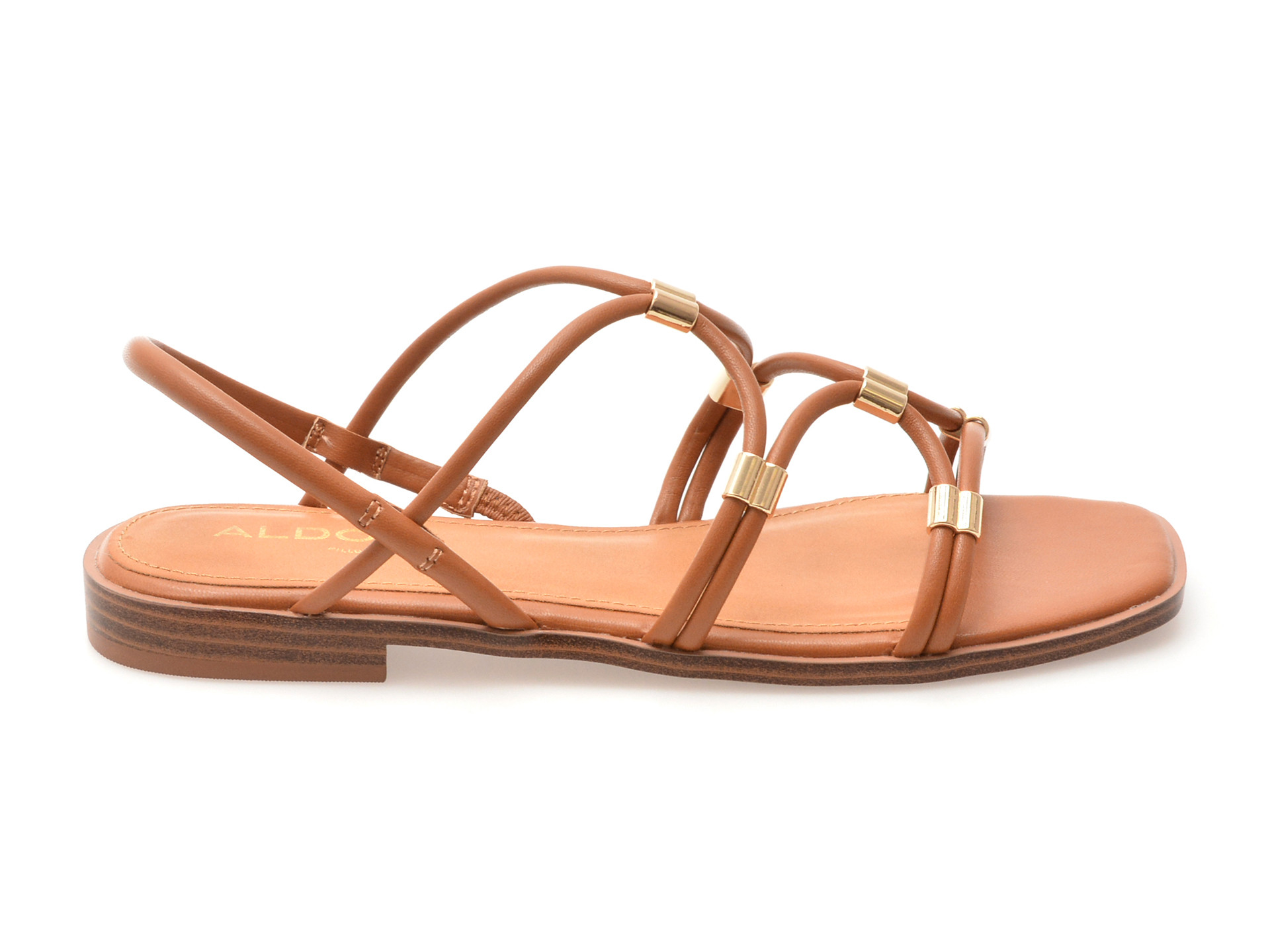 Sandale ALDO maro, BYCHAN 210, din piele ecologica