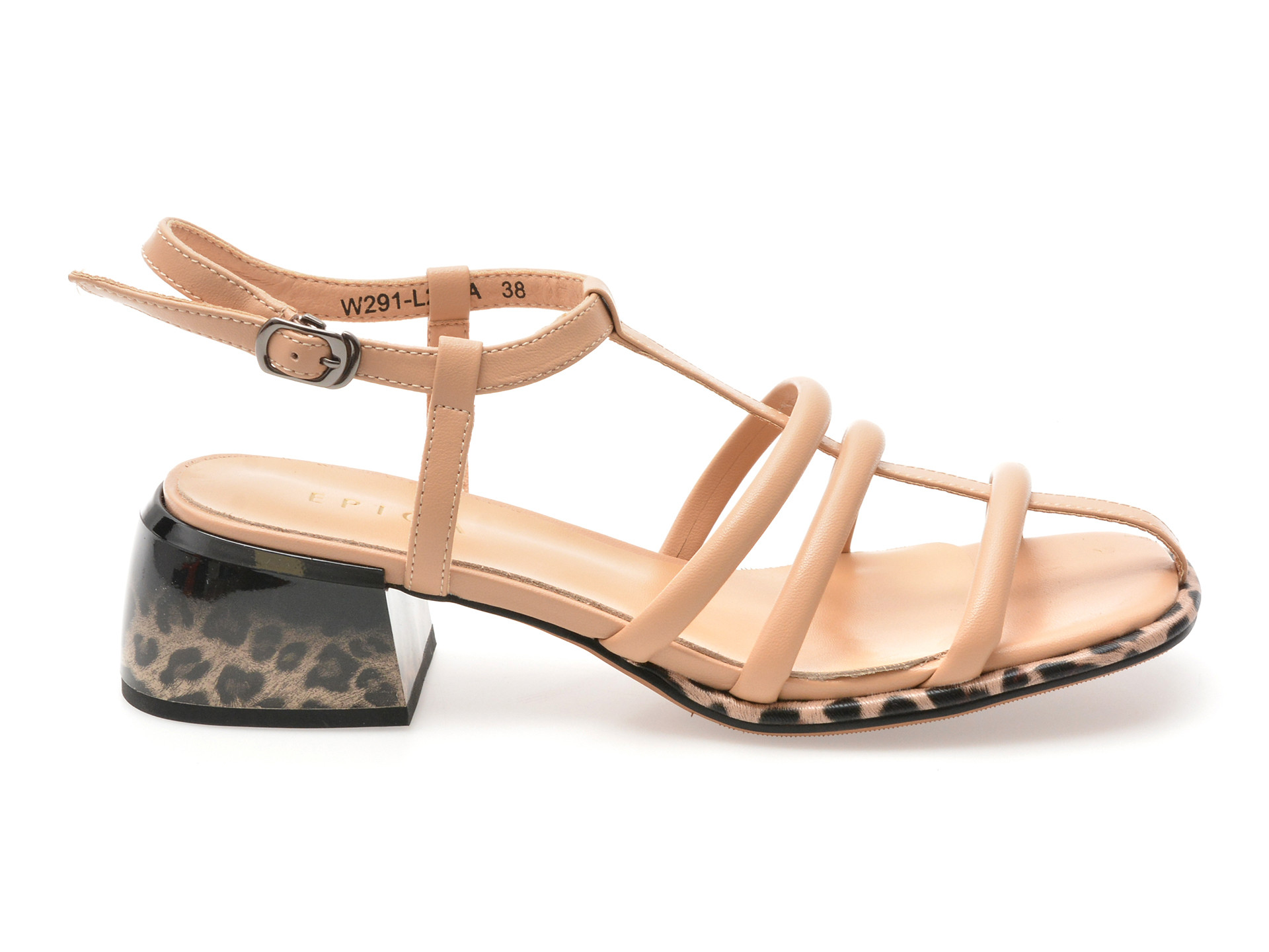 Sandale EPICA nude, 291298, din piele naturala